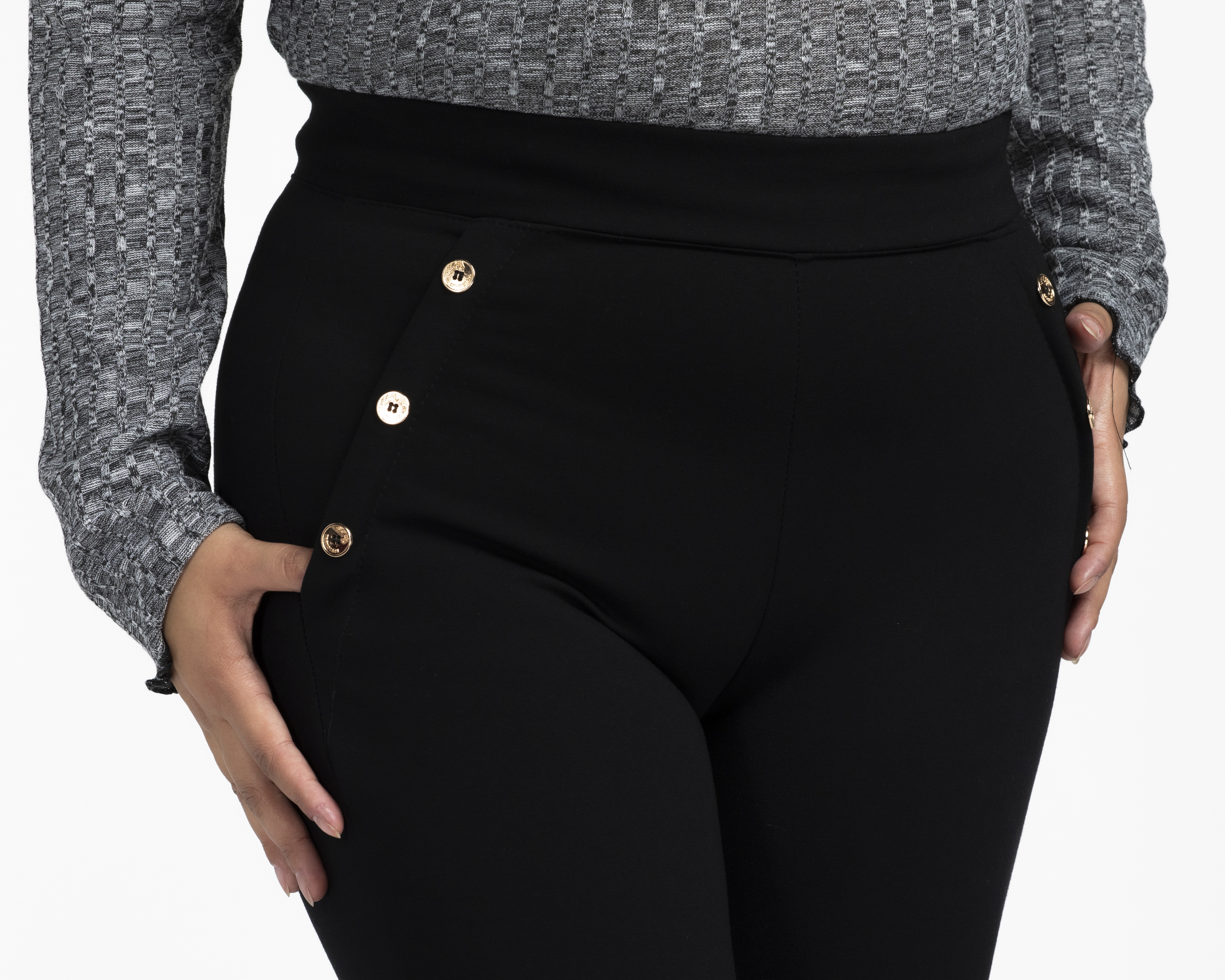 Foto 5 pulgar | Foto 4 | Leggings Negros Boy London para Mujer