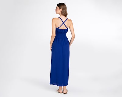 Foto 3 | Foto 3 | Vestido de Playa Sahara Azul con Tirantes para Mujer