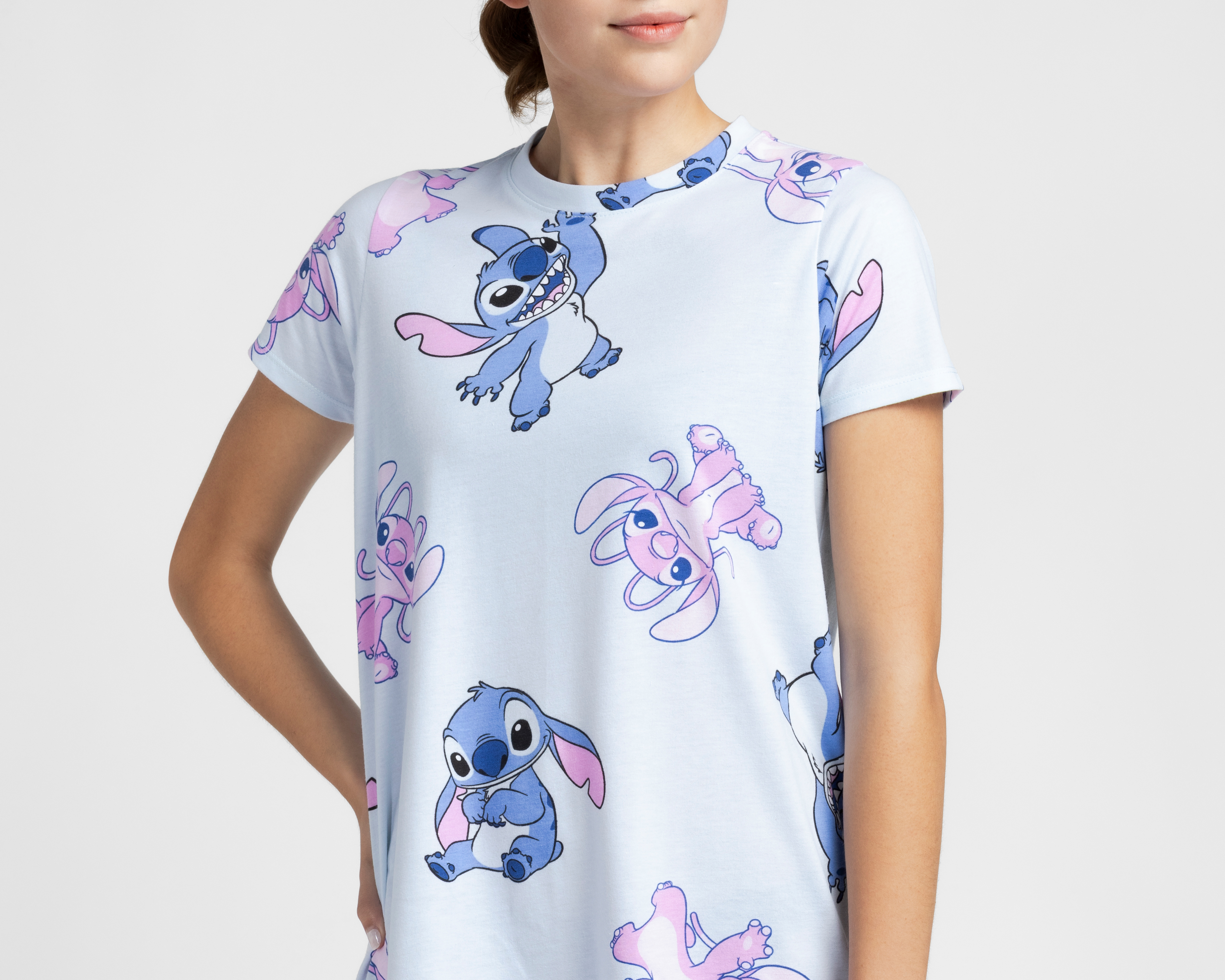 Foto 4 pulgar | Foto 3 | Camisón Pijama Disney para Mujer