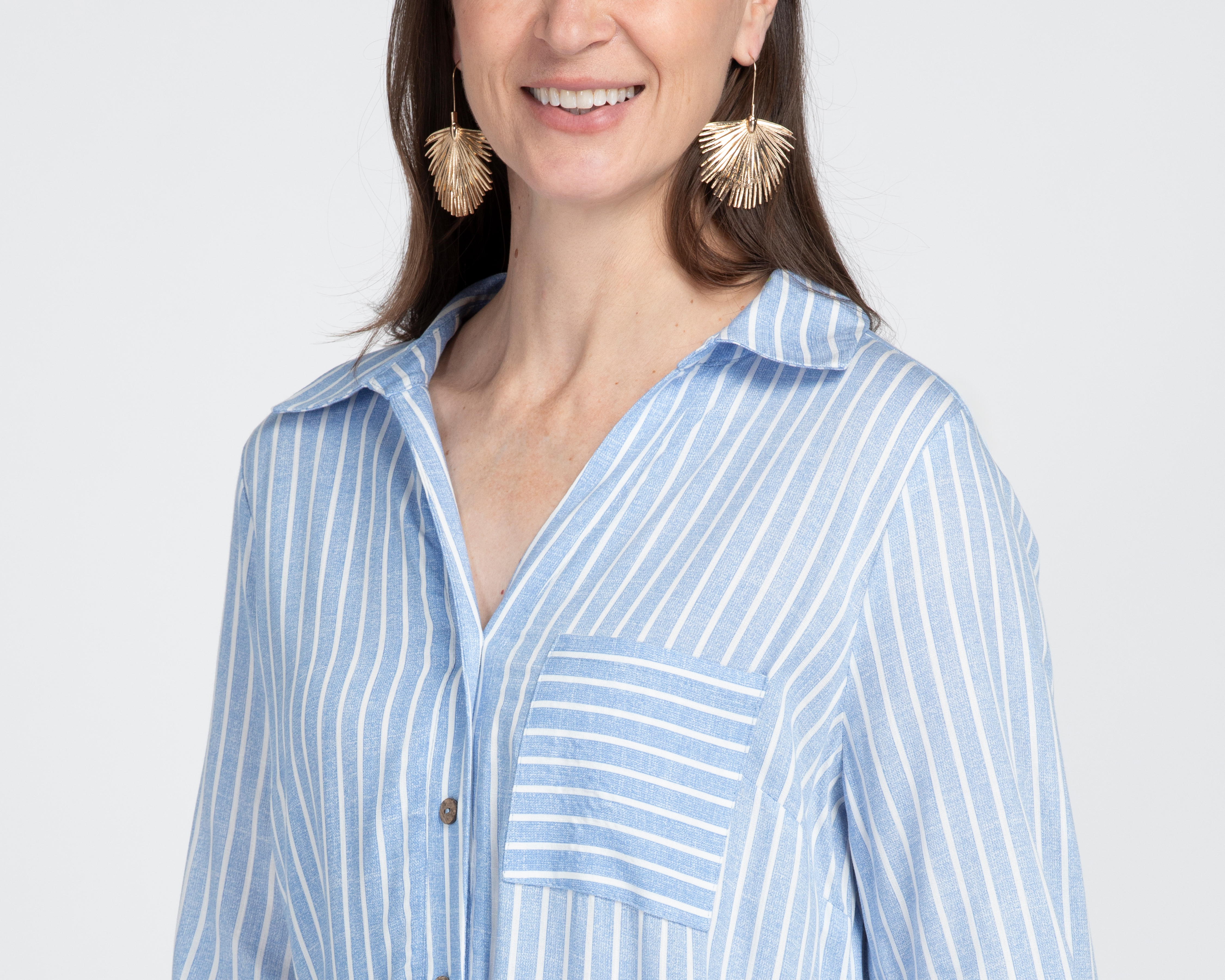 Foto 4 | Foto 4 | Vestido Casual Lady Sun Midi a Rayas para Mujer