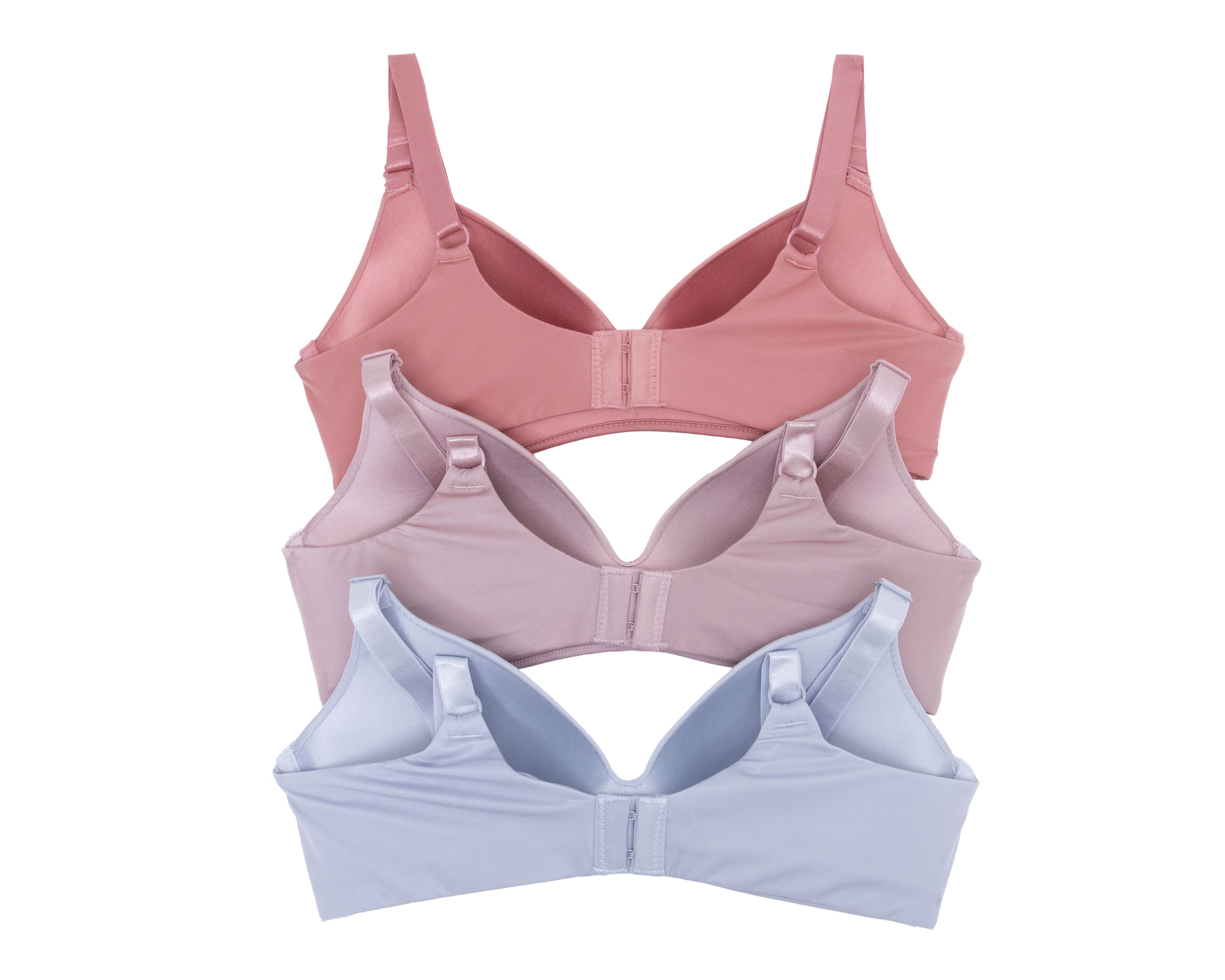 Foto 2 | Foto 2 | Brasier Seamless Beauty Secret Media Copa para Mujer 3 Pack