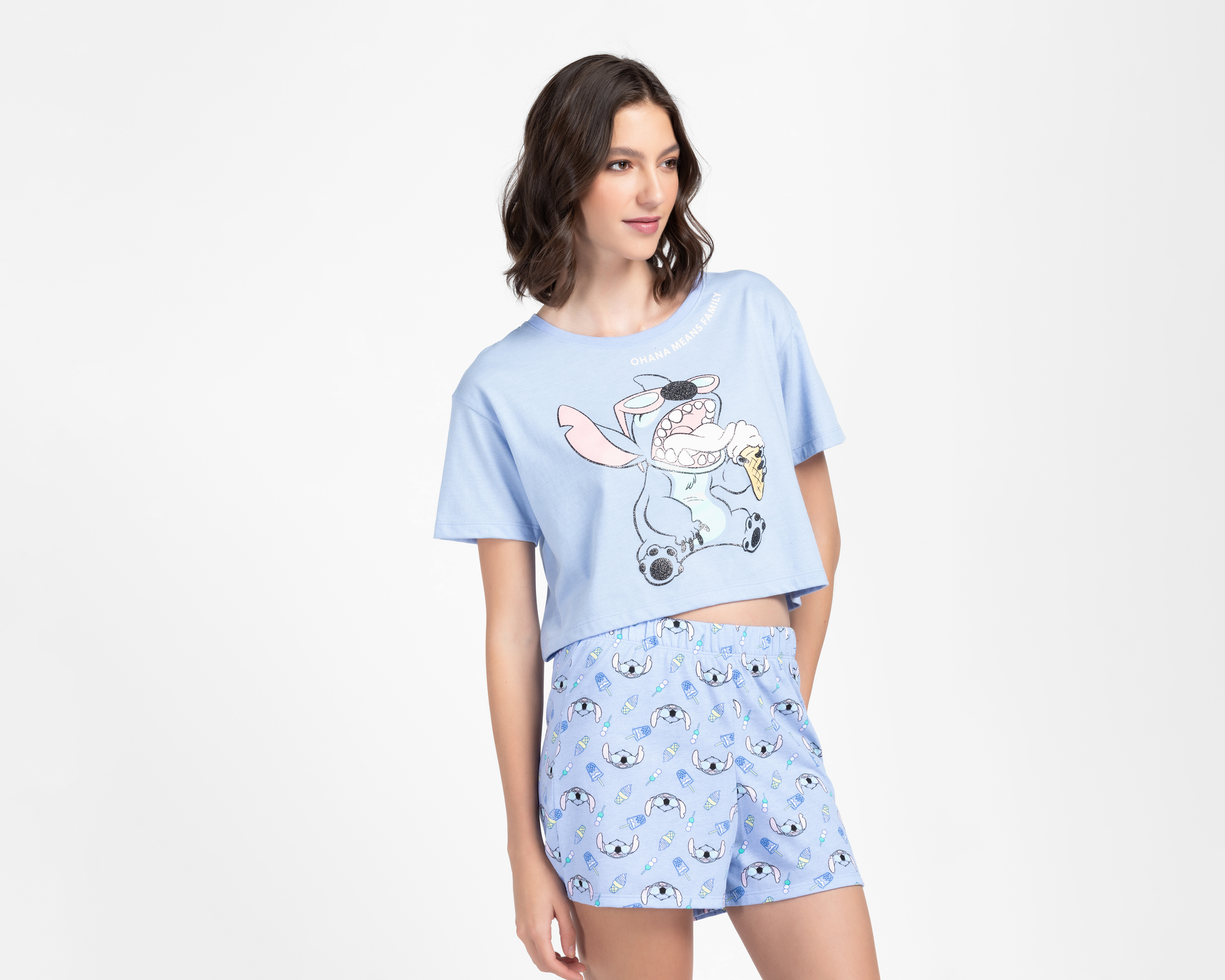 Foto 4 pulgar | Foto 3 | Pijama Disney para Mujer 2 Piezas