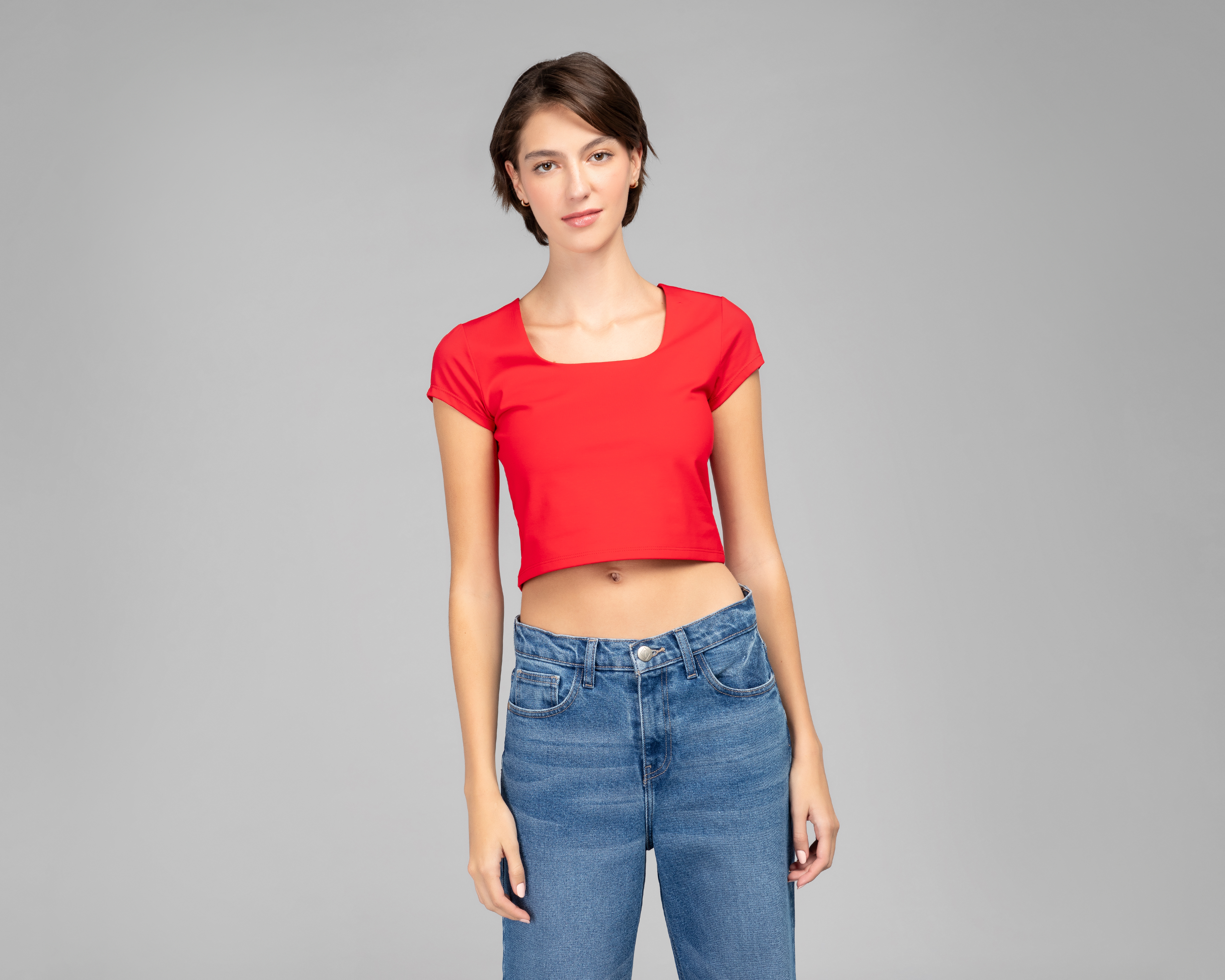 Foto 2 | Foto 2 | Playera Strona Roja para Mujer