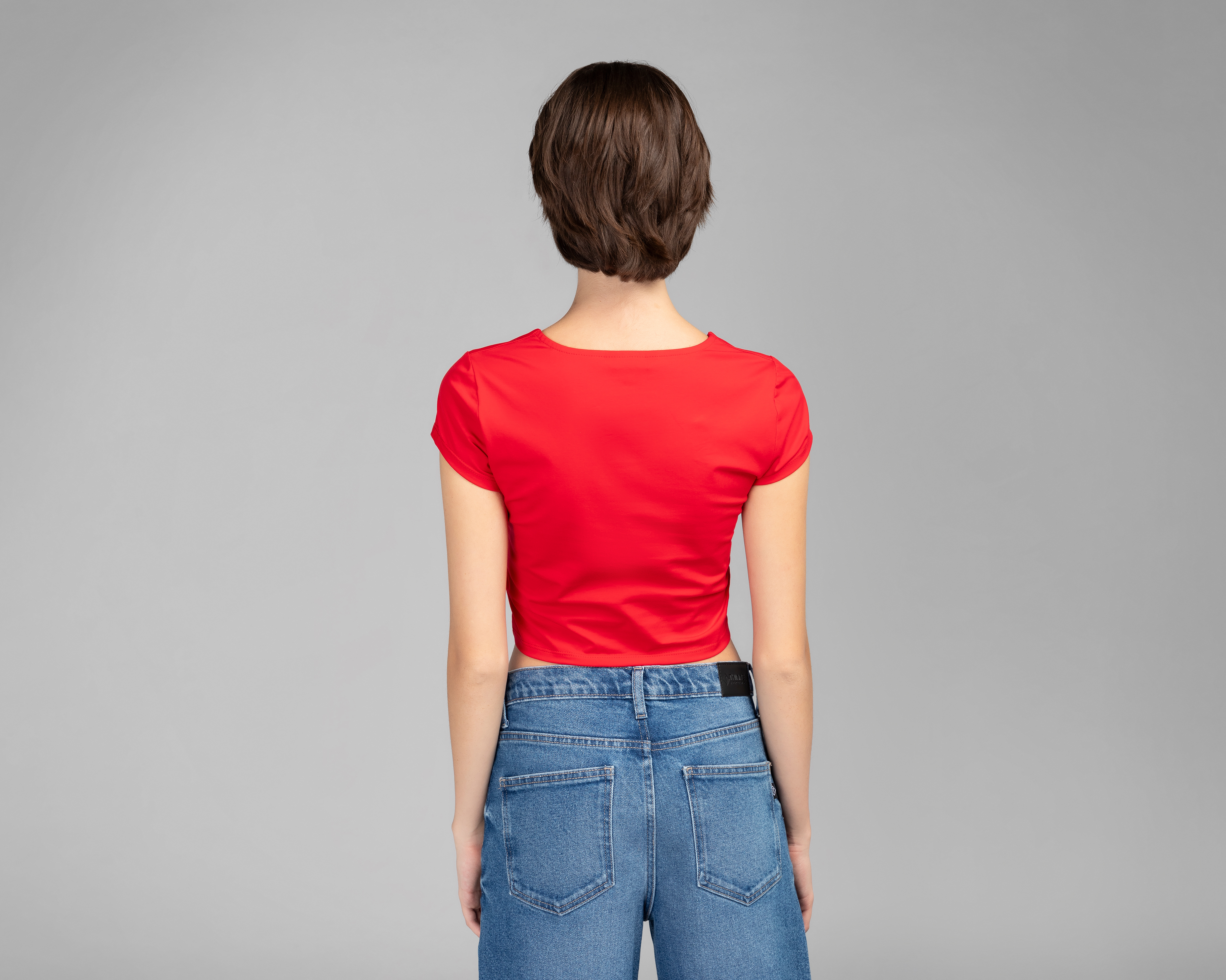 Foto 4 pulgar | Foto 3 | Playera Strona Roja para Mujer