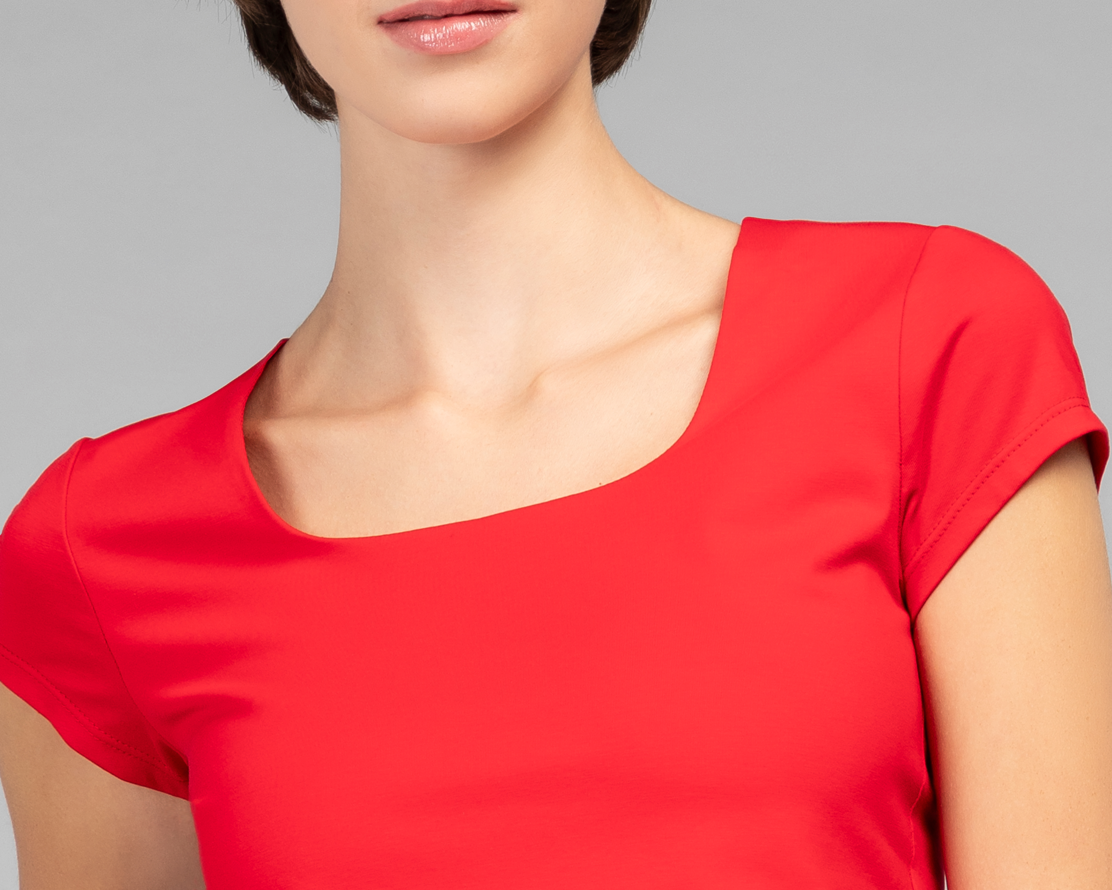 Foto 4 | Foto 4 | Playera Strona Roja para Mujer