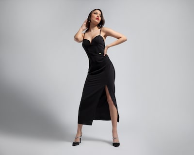 Foto 2 | Foto 2 | Vestido Jennifer Lopez de Noche Midi con Abertura