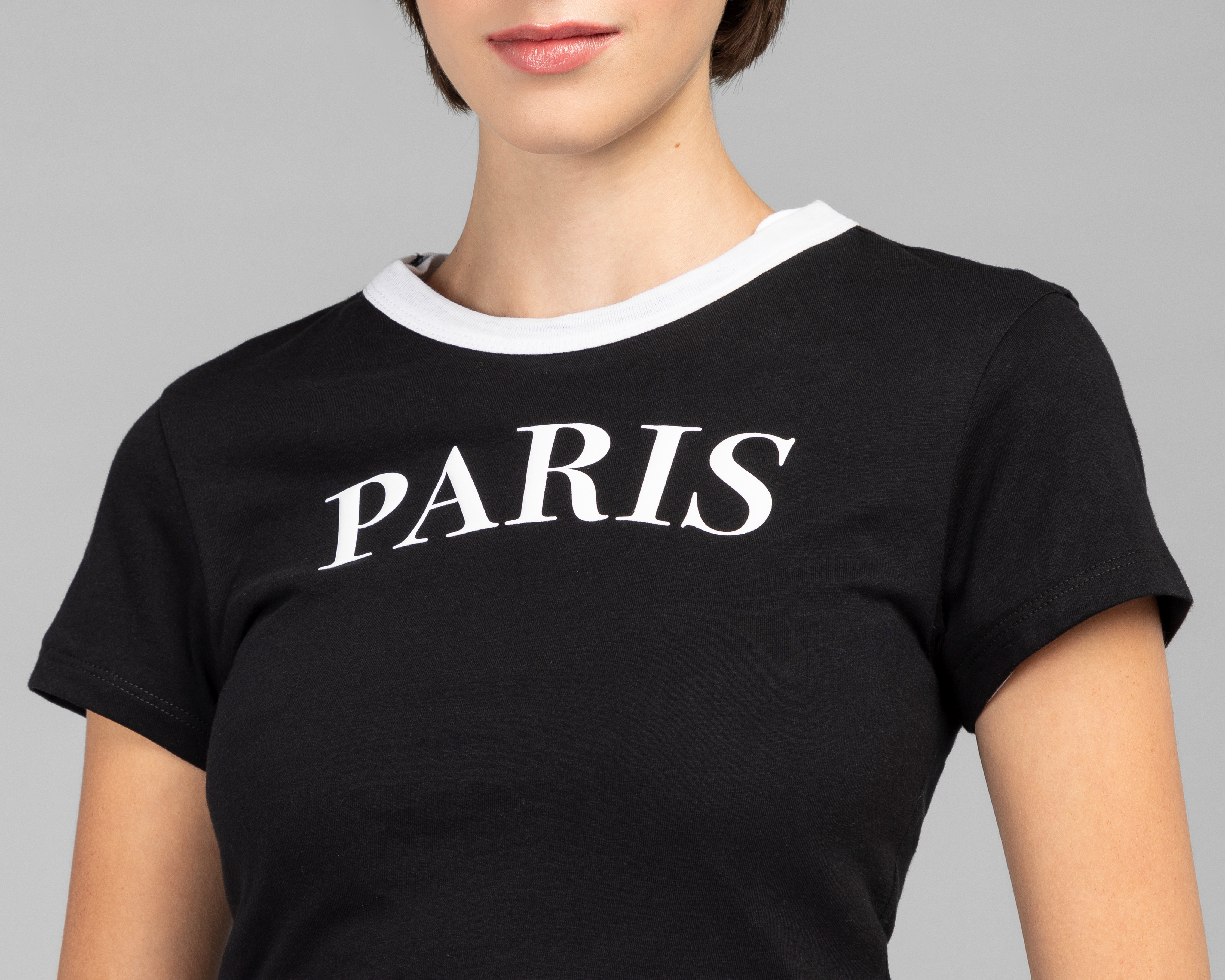 Foto 5 pulgar | Foto 4 | Playera Strona Negra para Mujer