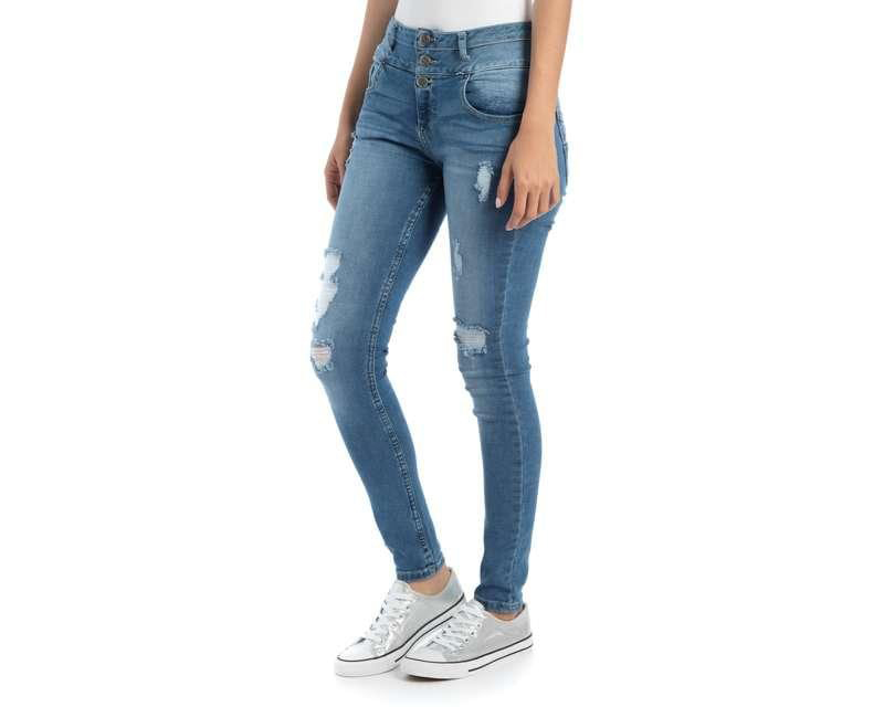 Foto 2 pulgar | Foto 1 | Jeans Skinny Boy London para Mujer