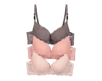 Foto 1 | Foto 1 | Brasier con Encaje Eva Tu Estilo Íntimo Para Mujer 3 Pack