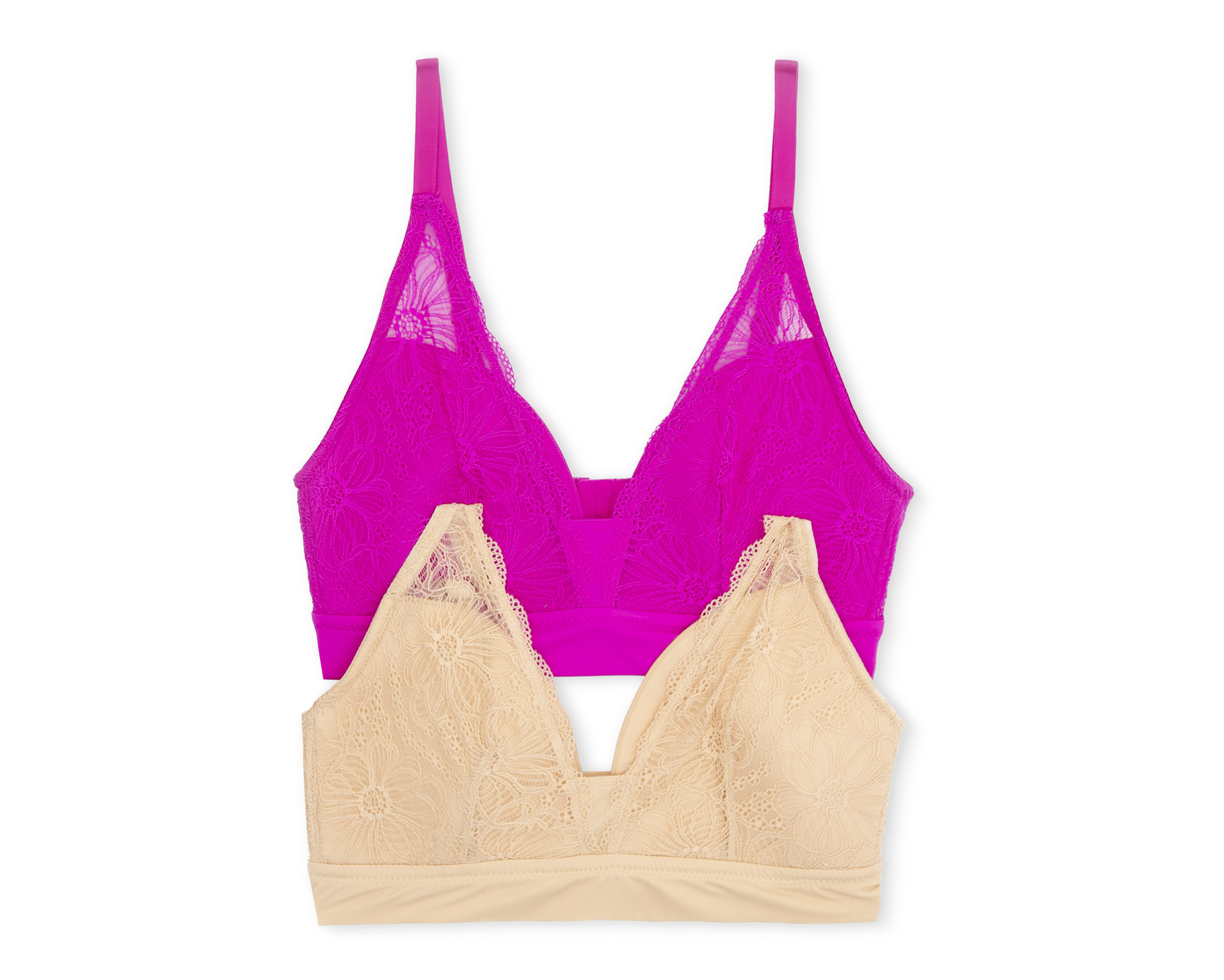 Foto 2 pulgar | Foto 1 | Brasier con Encaje Beauty Secret Copa Completa 2 Piezas