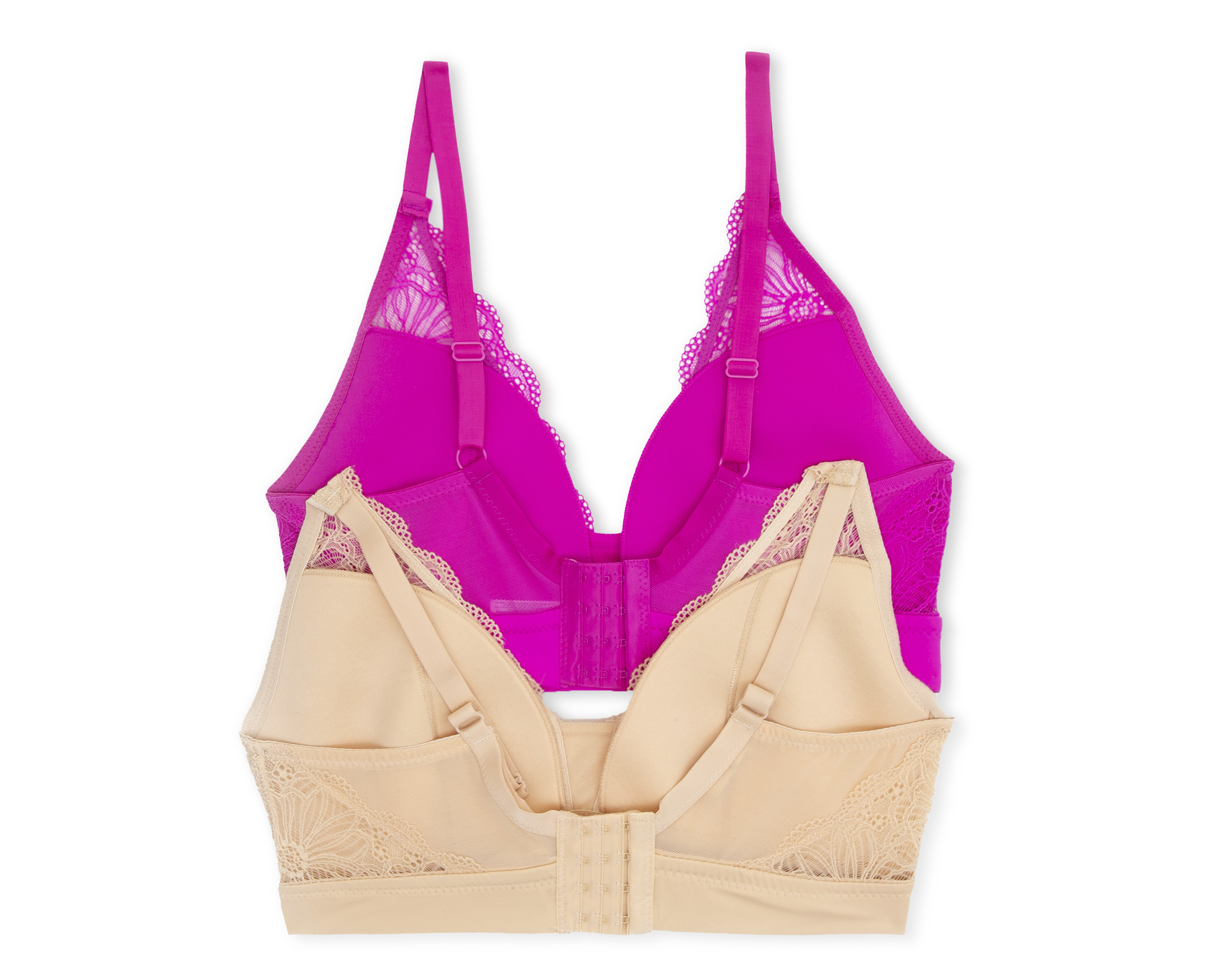 Foto 3 pulgar | Foto 2 | Brasier con Encaje Beauty Secret Copa Completa 2 Piezas