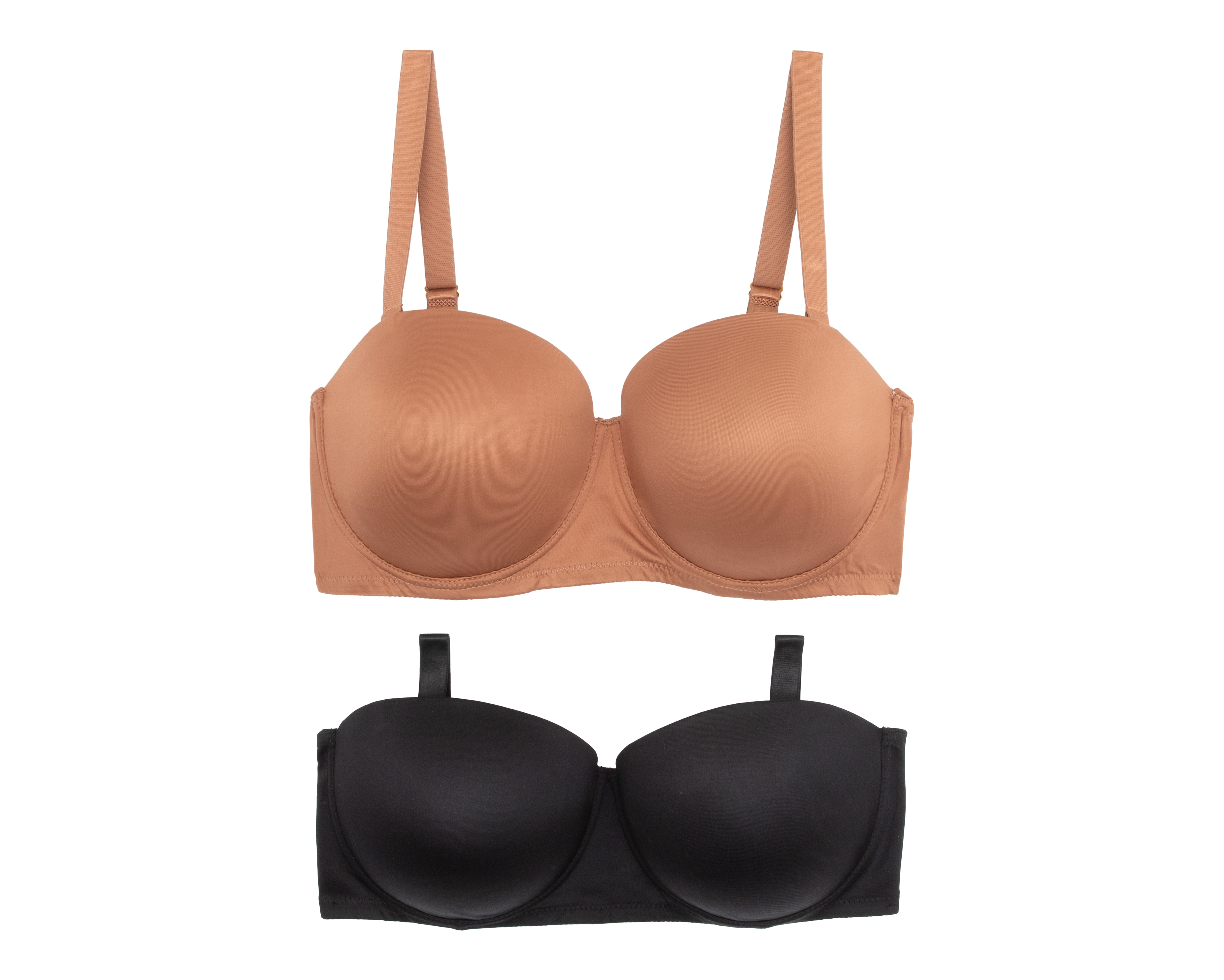 Foto 2 pulgar | Foto 1 | Brasier Beauty Secret Media Copa para Mujer 2 Pack