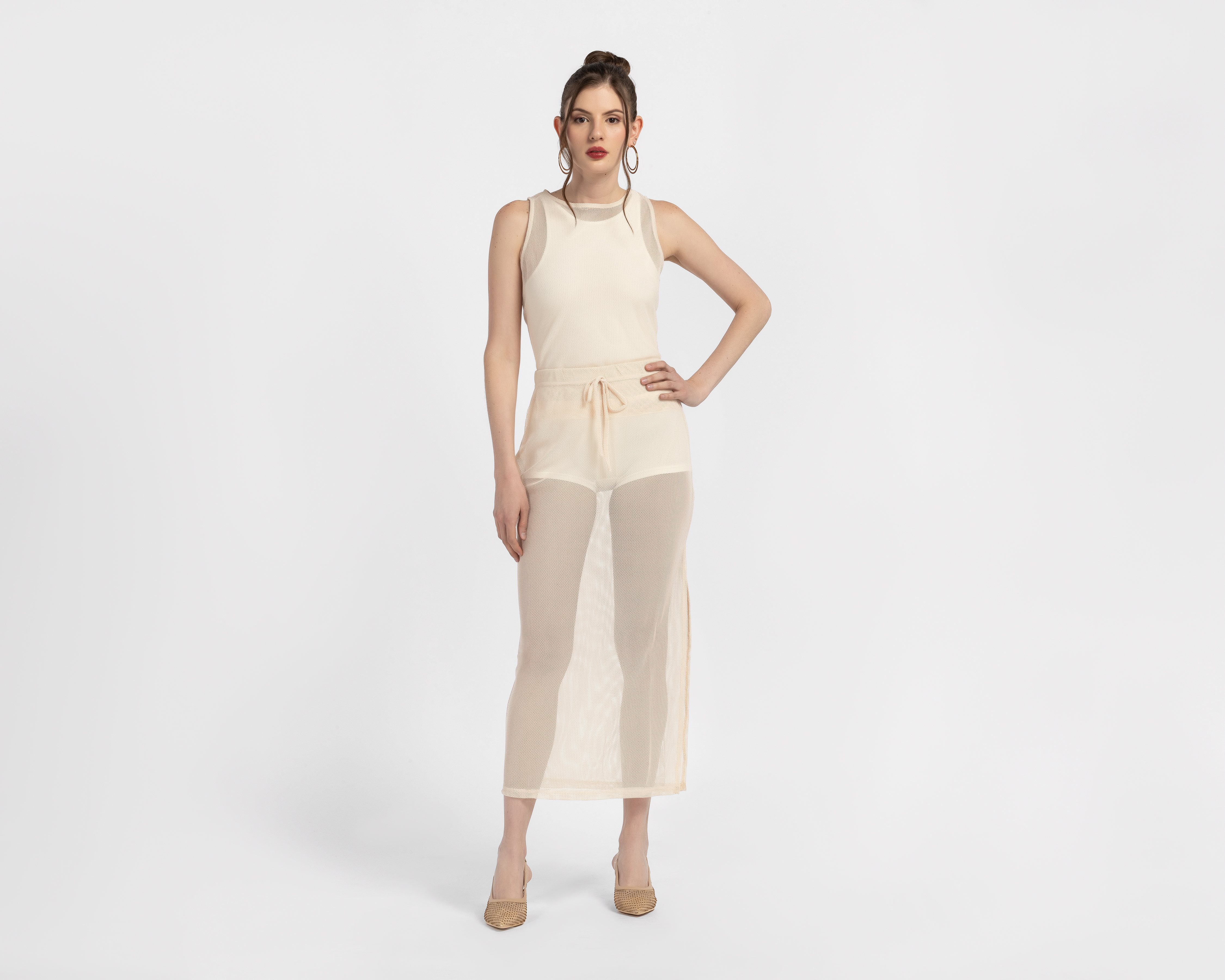 Foto 2 pulgar | Foto 1 | Falda y Top Jennifer Lopez para Mujer