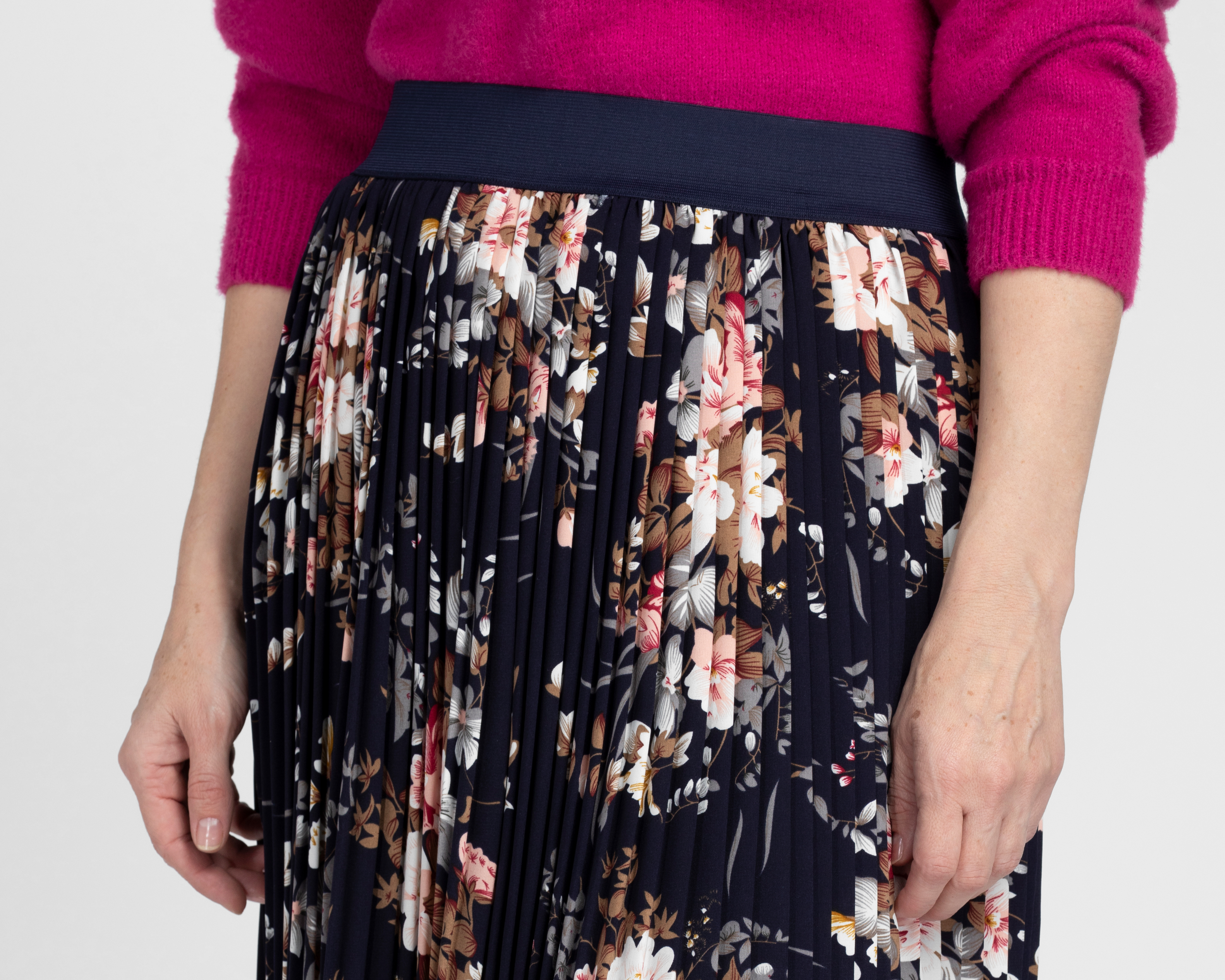 Foto 5 pulgar | Foto 4 | Falda Midi Lady Sun con Elástico para Mujer