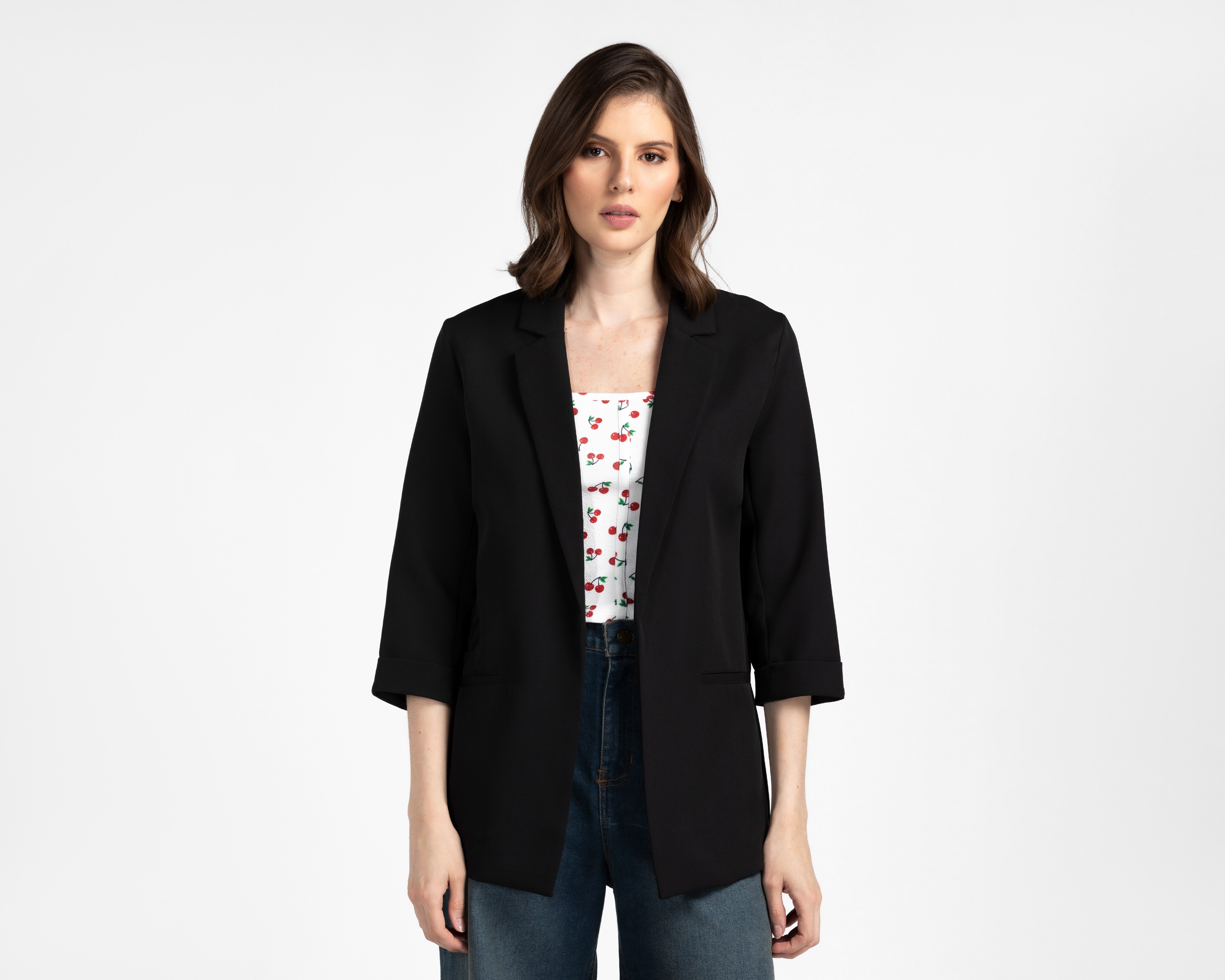 Blazer Negro Sahara para Mujer