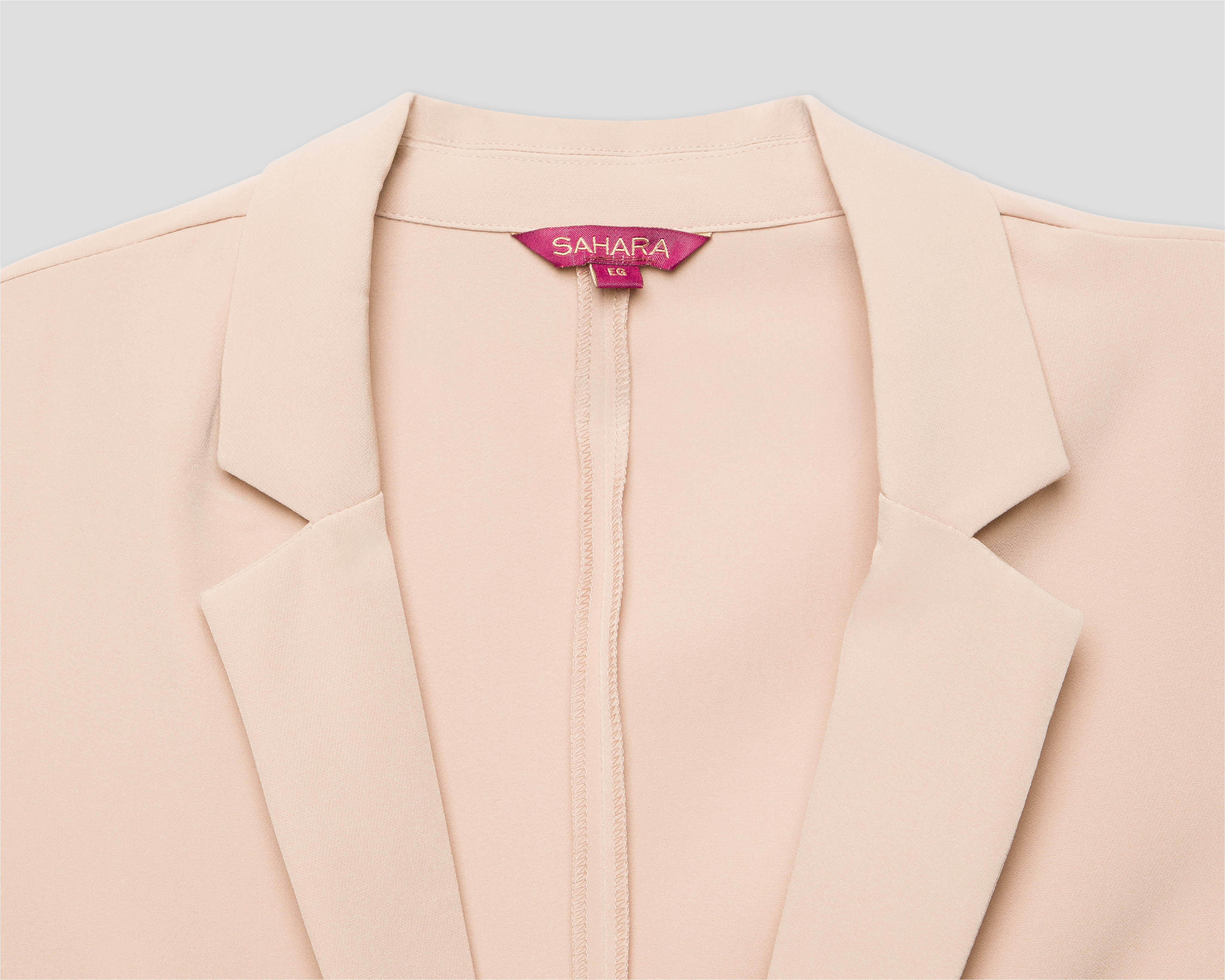 Foto 4 pulgar | Foto 3 | Blazer Beige Sahara para Mujer