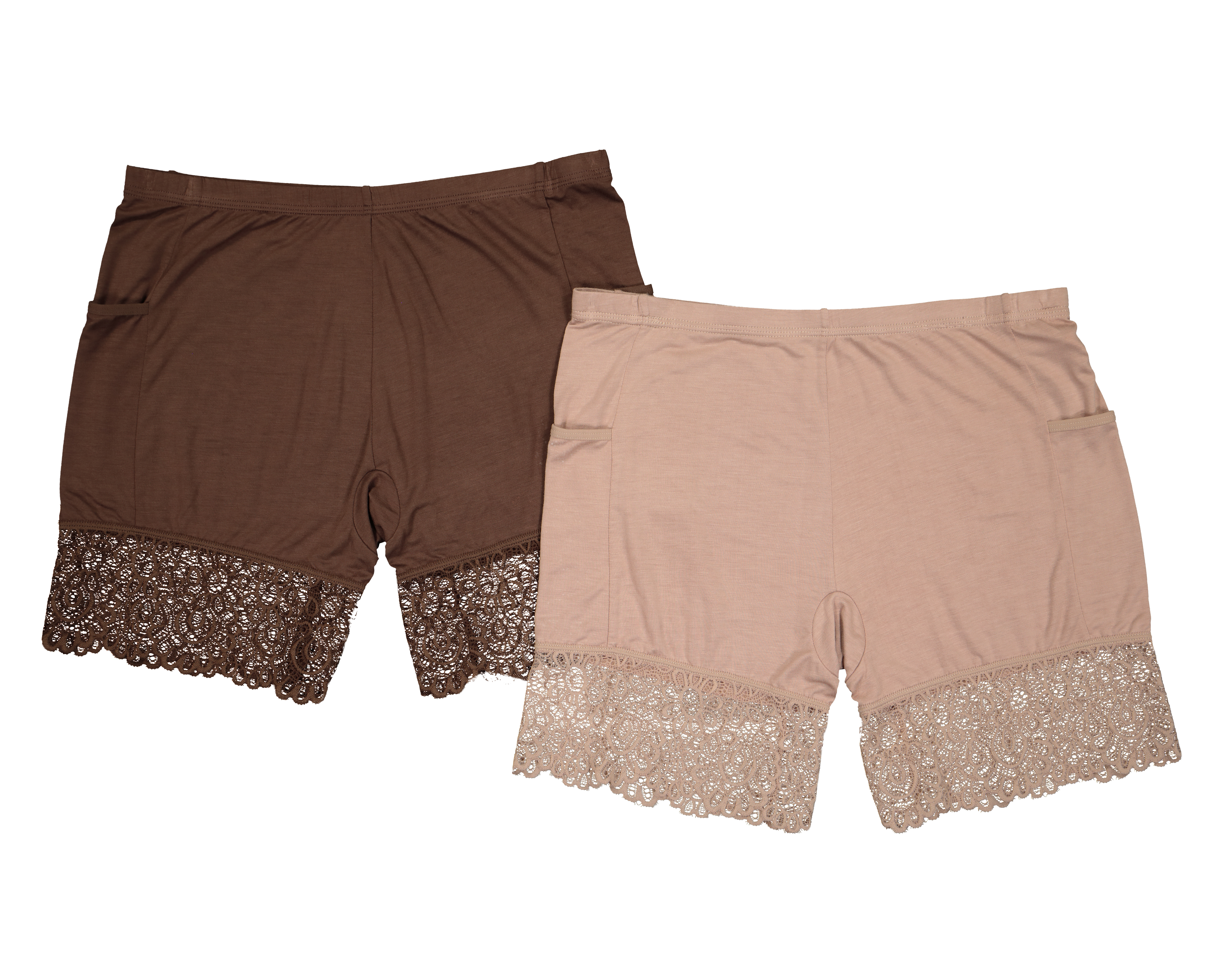 Foto 2 pulgar | Foto 1 | Bloomer Beauty Secret con Encaje para Mujer 2 Pack