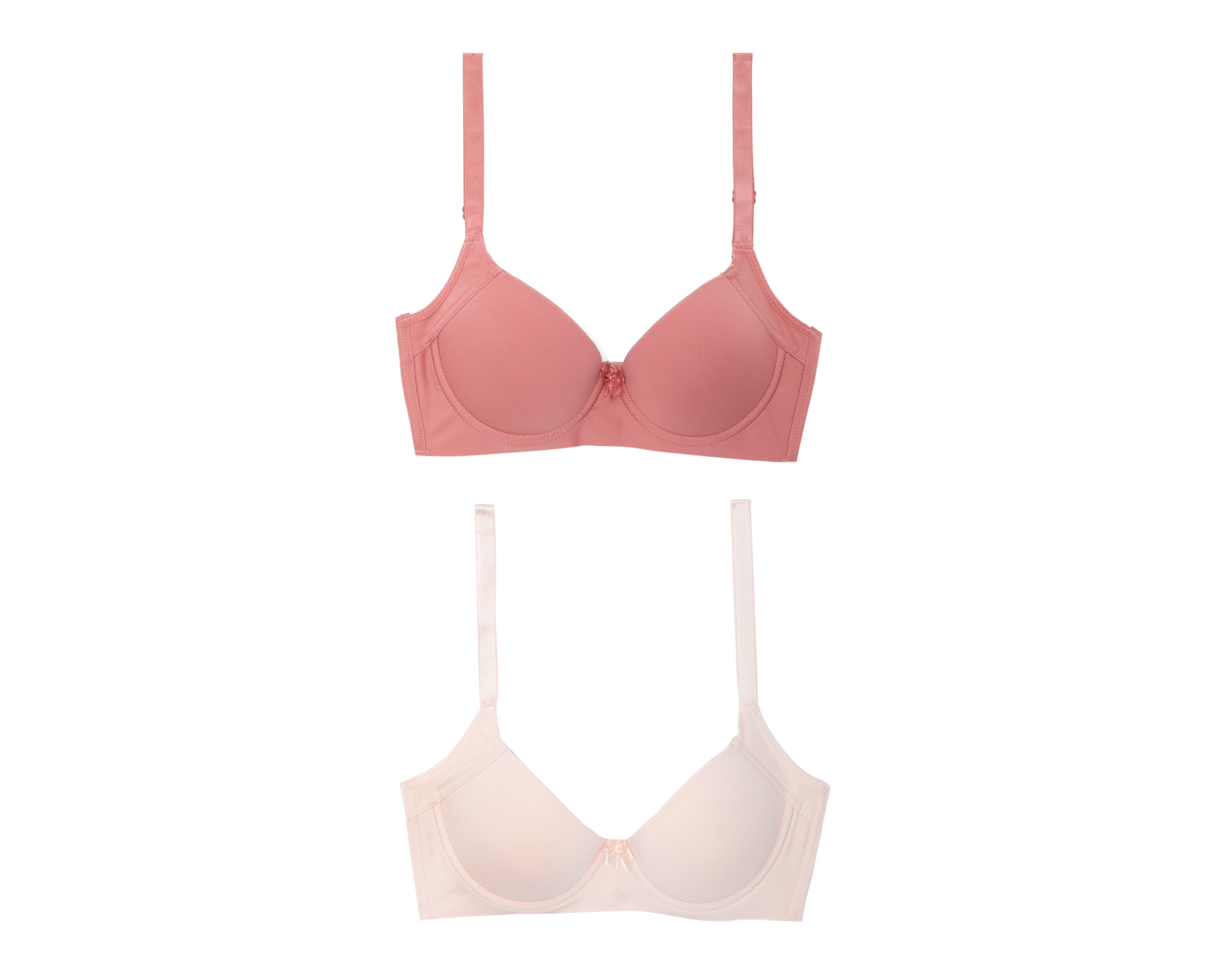 Brasier con Varilla Beauty Secret Media Copa para Mujer 2 Pack