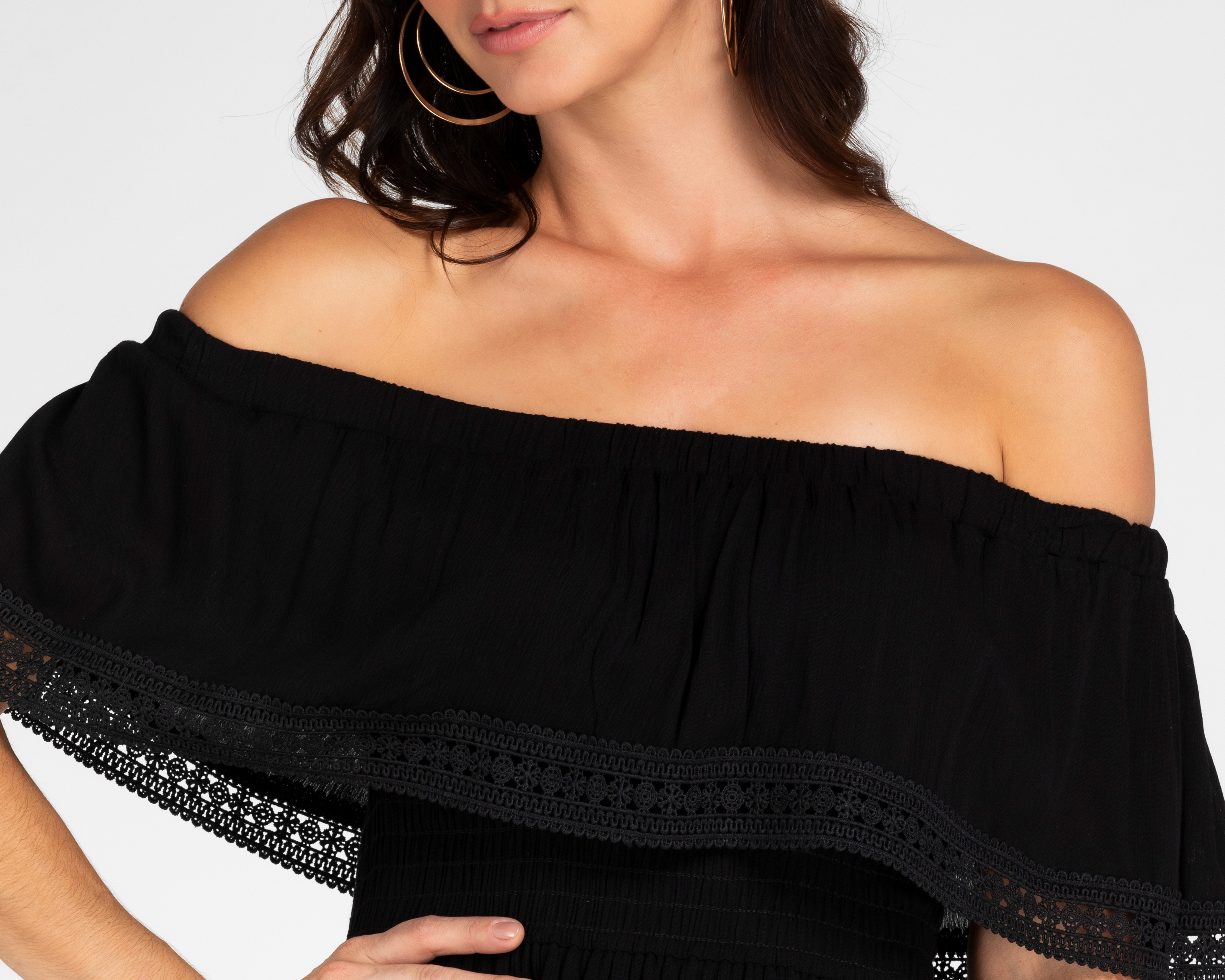 Foto 4 | Foto 4 | Vestido Casual Sahara Corto Hombros Descubiertos para Mujer