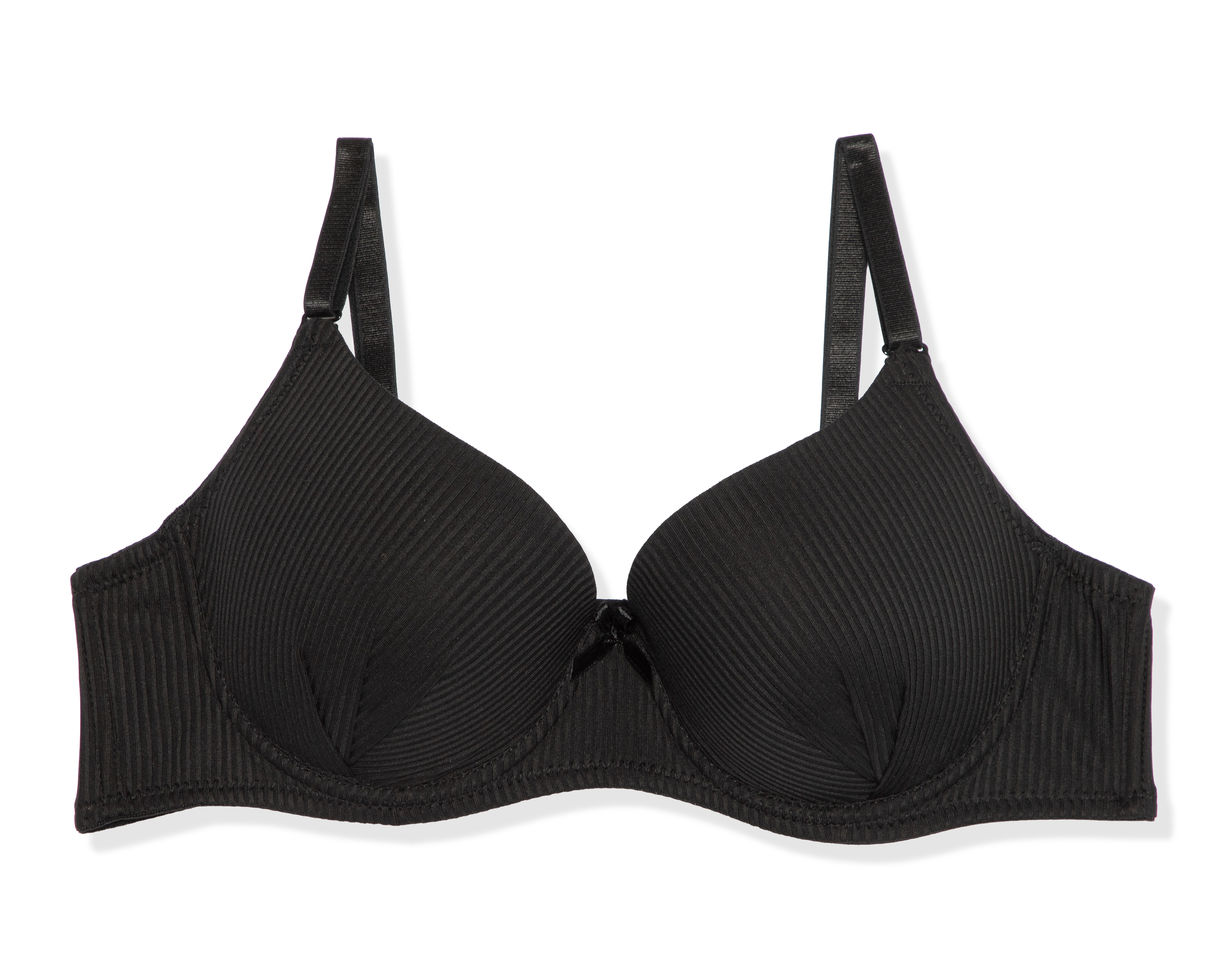 Foto 4 pulgar | Foto 3 | Brasier Acanalado Beauty Secret Media Copa 3 Piezas