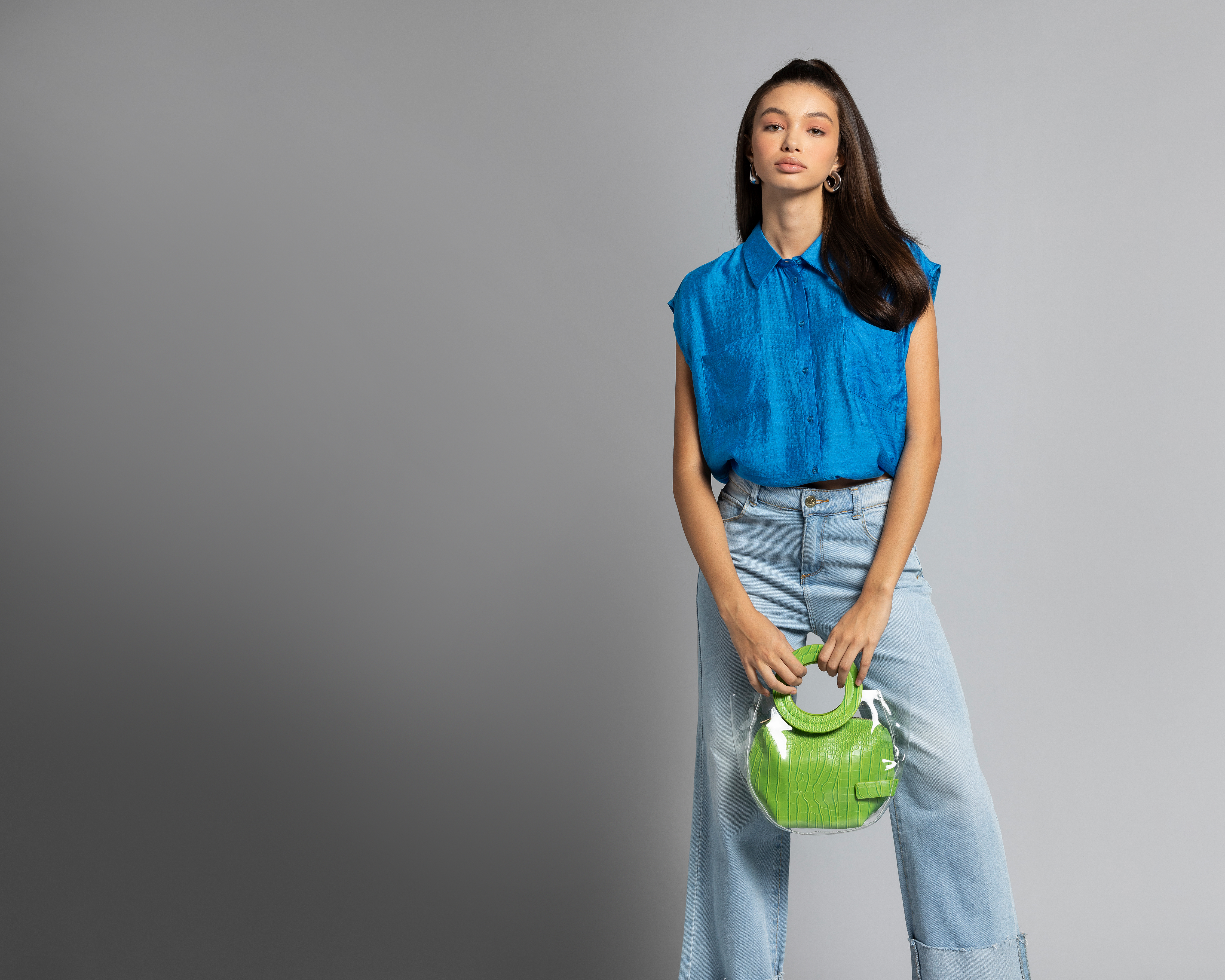 Foto 2 | Foto 2 | Blusa Thinner Manga Corta con Botones