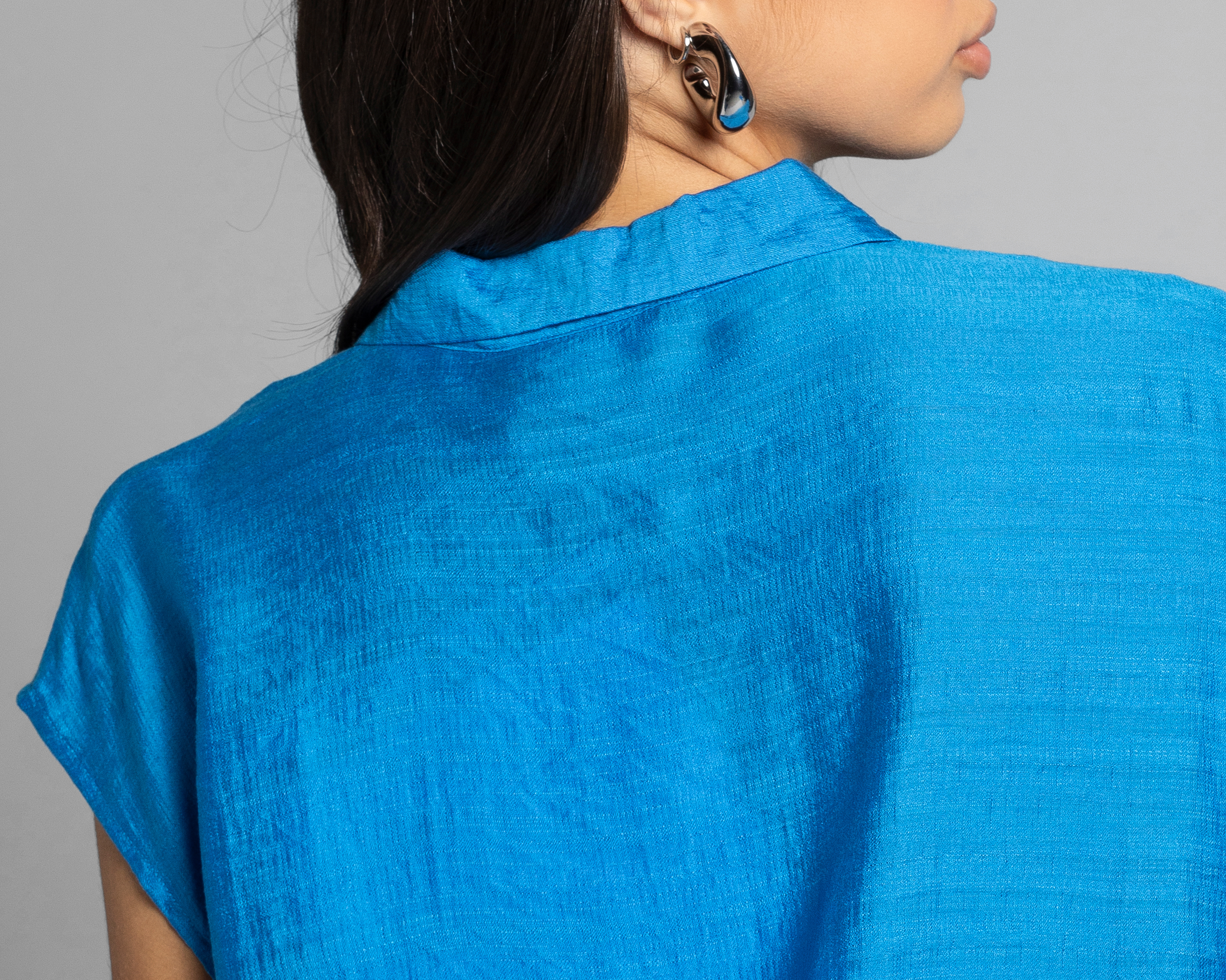 Foto 5 | Foto 5 | Blusa Thinner Manga Corta con Botones