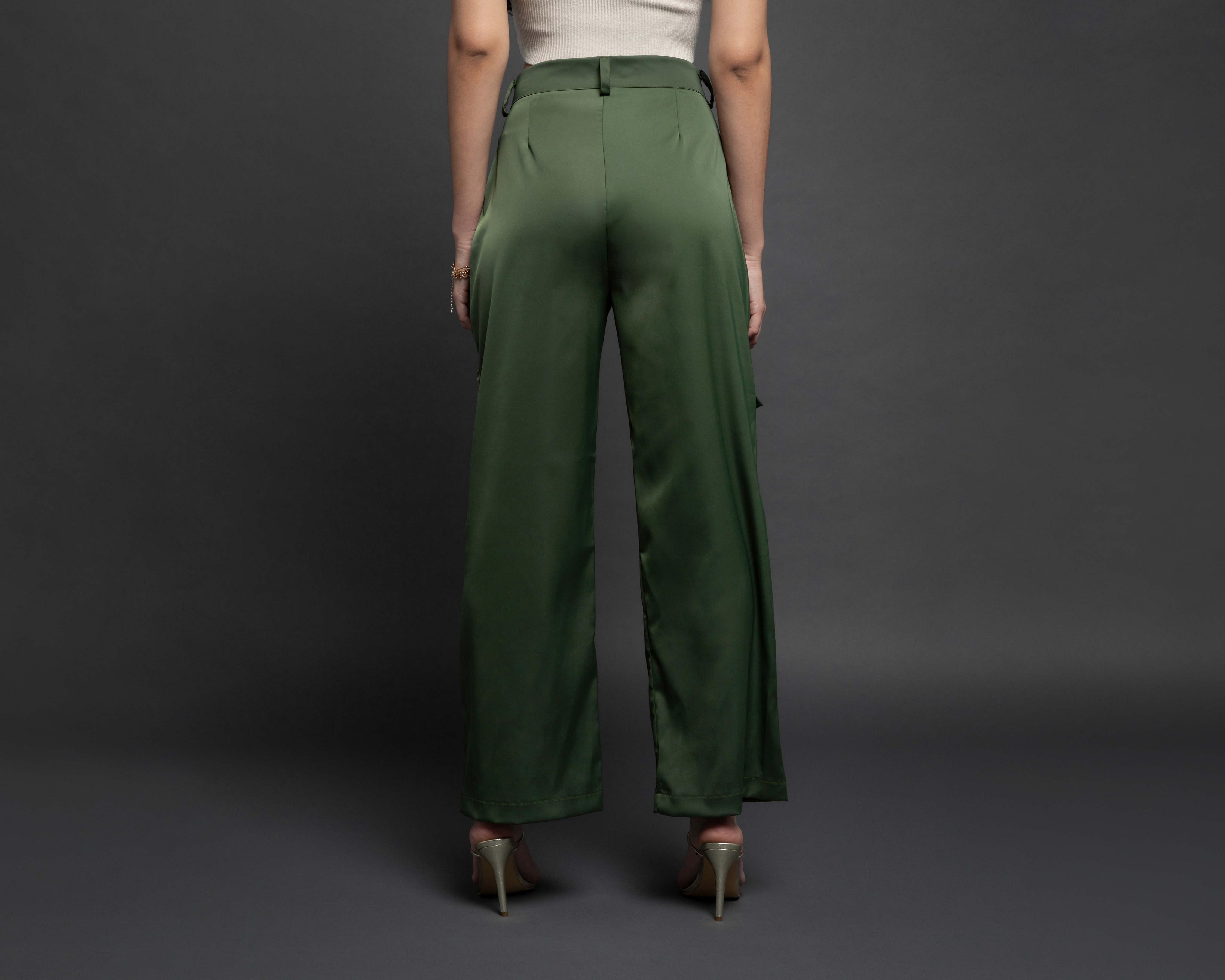 Foto 4 pulgar | Foto 3 | Pantalón Casual Jennifer Lopez Verde
