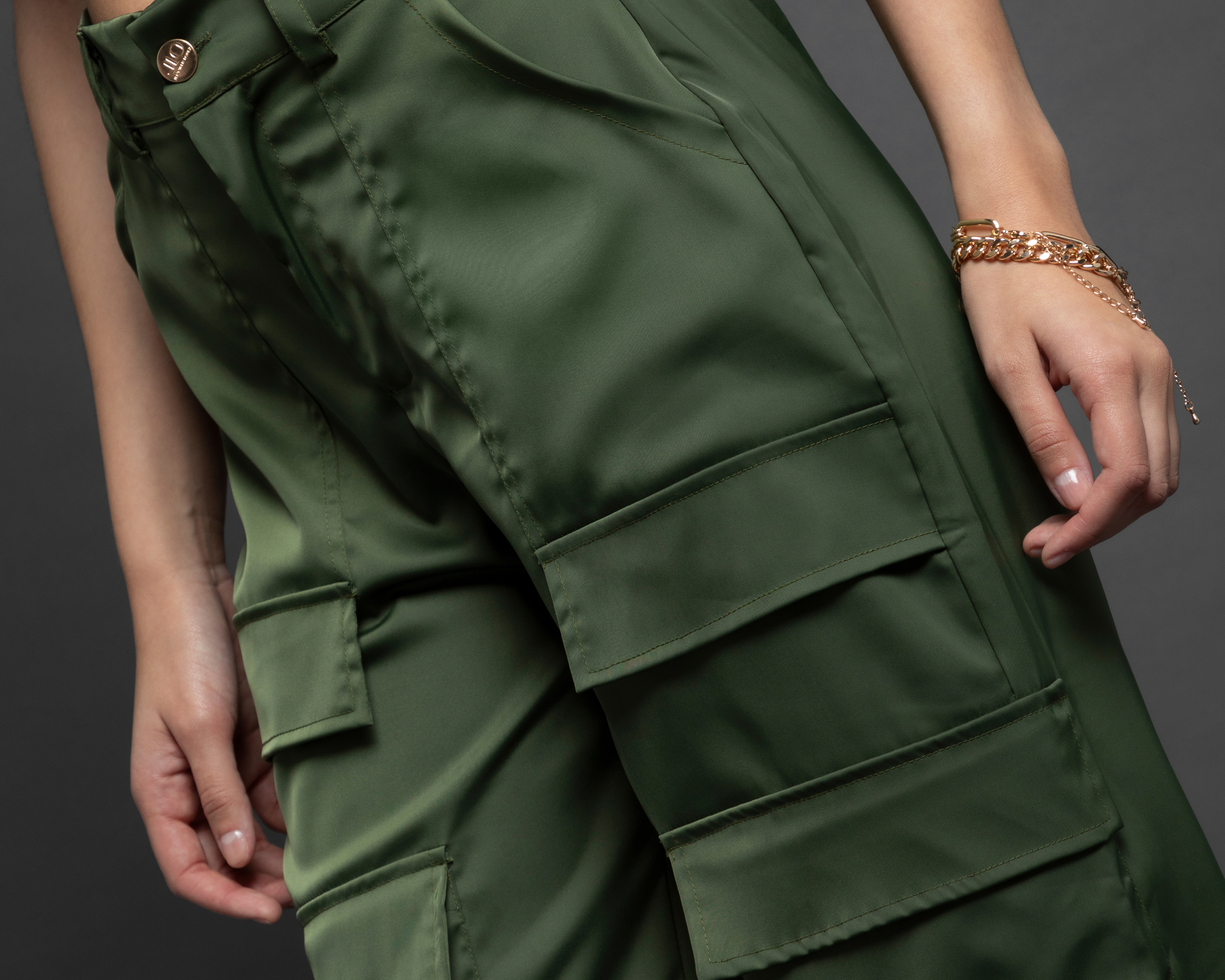 Foto 5 pulgar | Foto 4 | Pantalón Casual Jennifer Lopez Verde