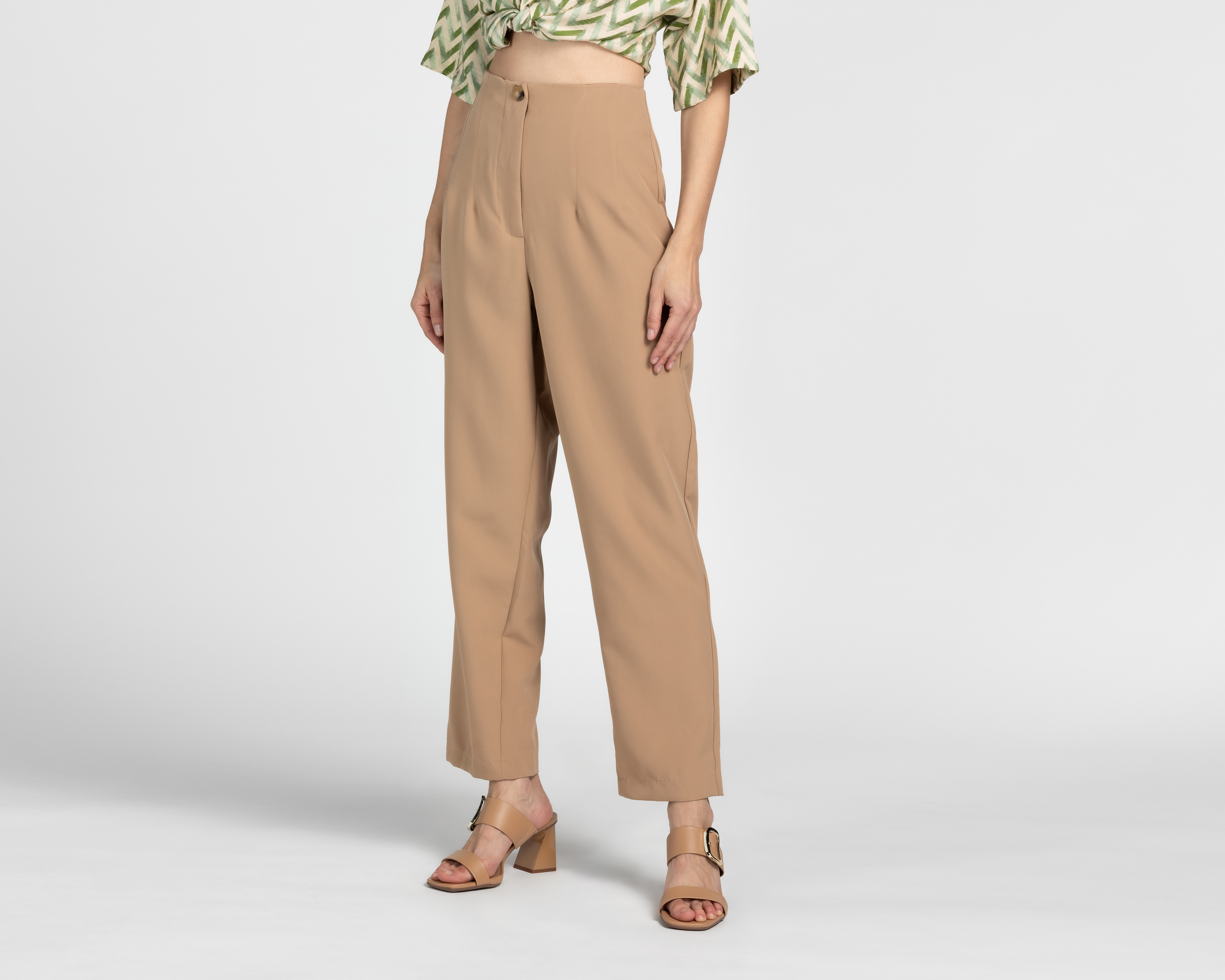 Pantalón de Vestir Sahara Café para Mujer