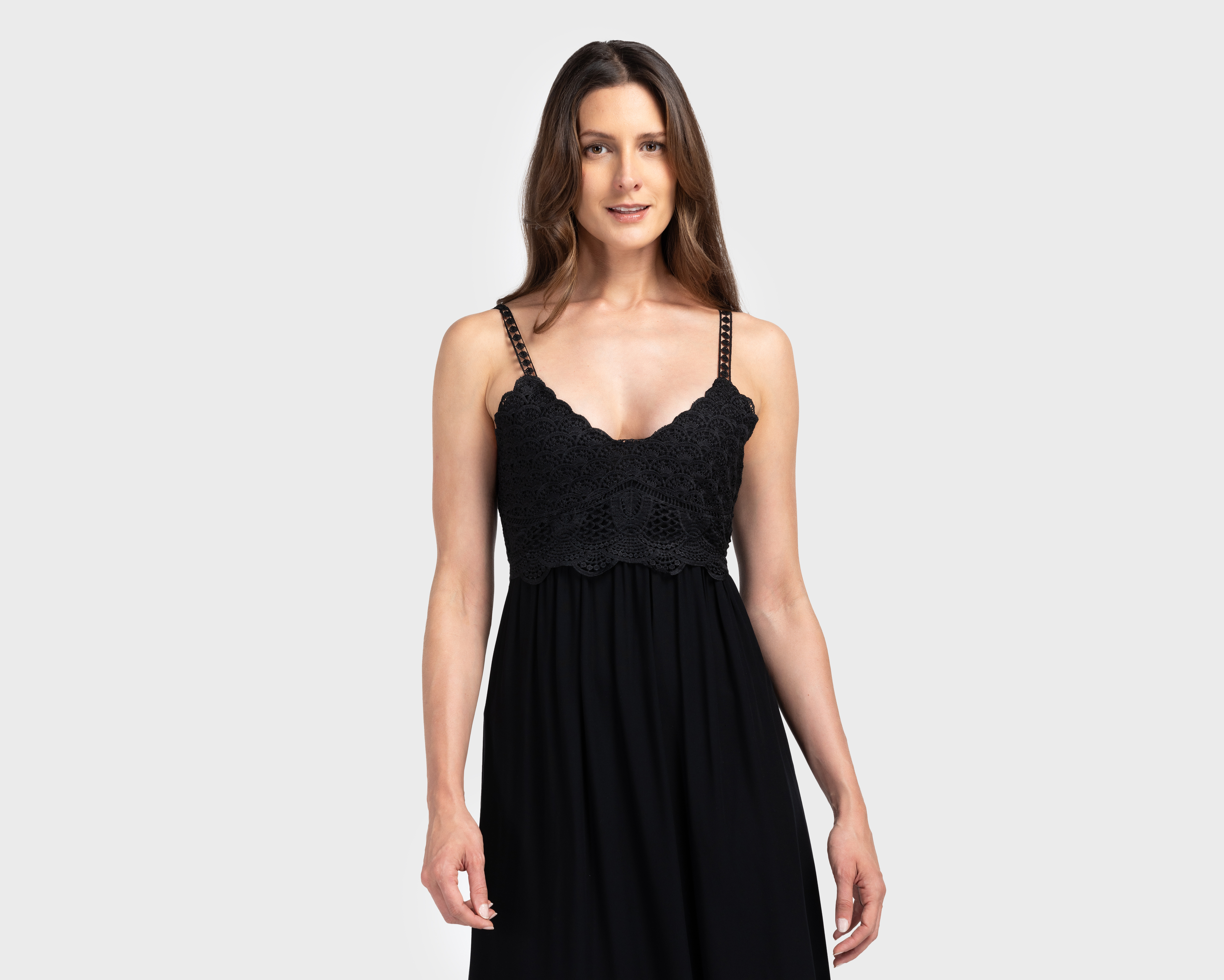 Foto 4 | Foto 4 | Vestido de Playa Rio Beach Negro con Encaje para Mujer