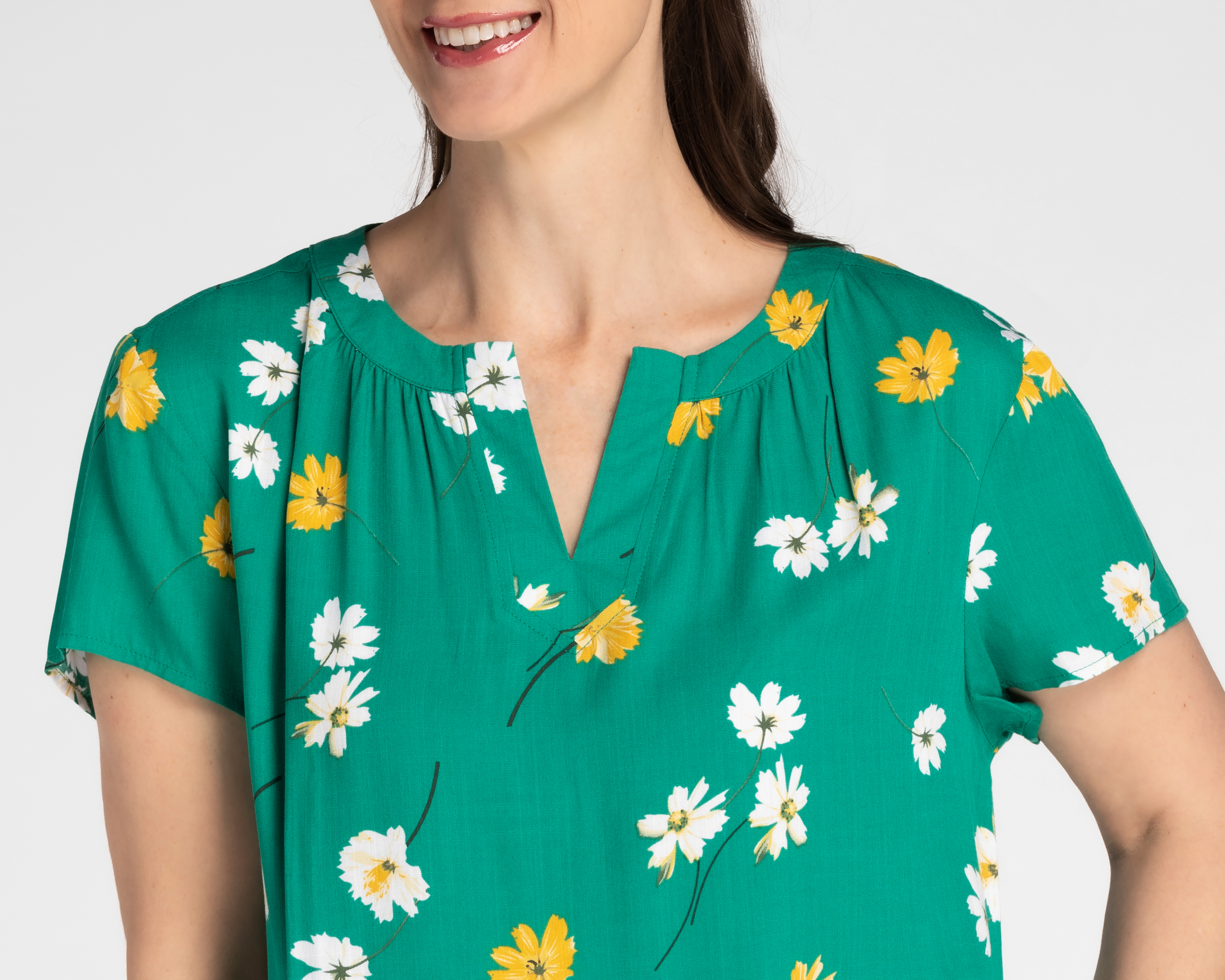 Foto 5 pulgar | Foto 4 | Blusa Lady Sun Manga Corta Estampado Floral