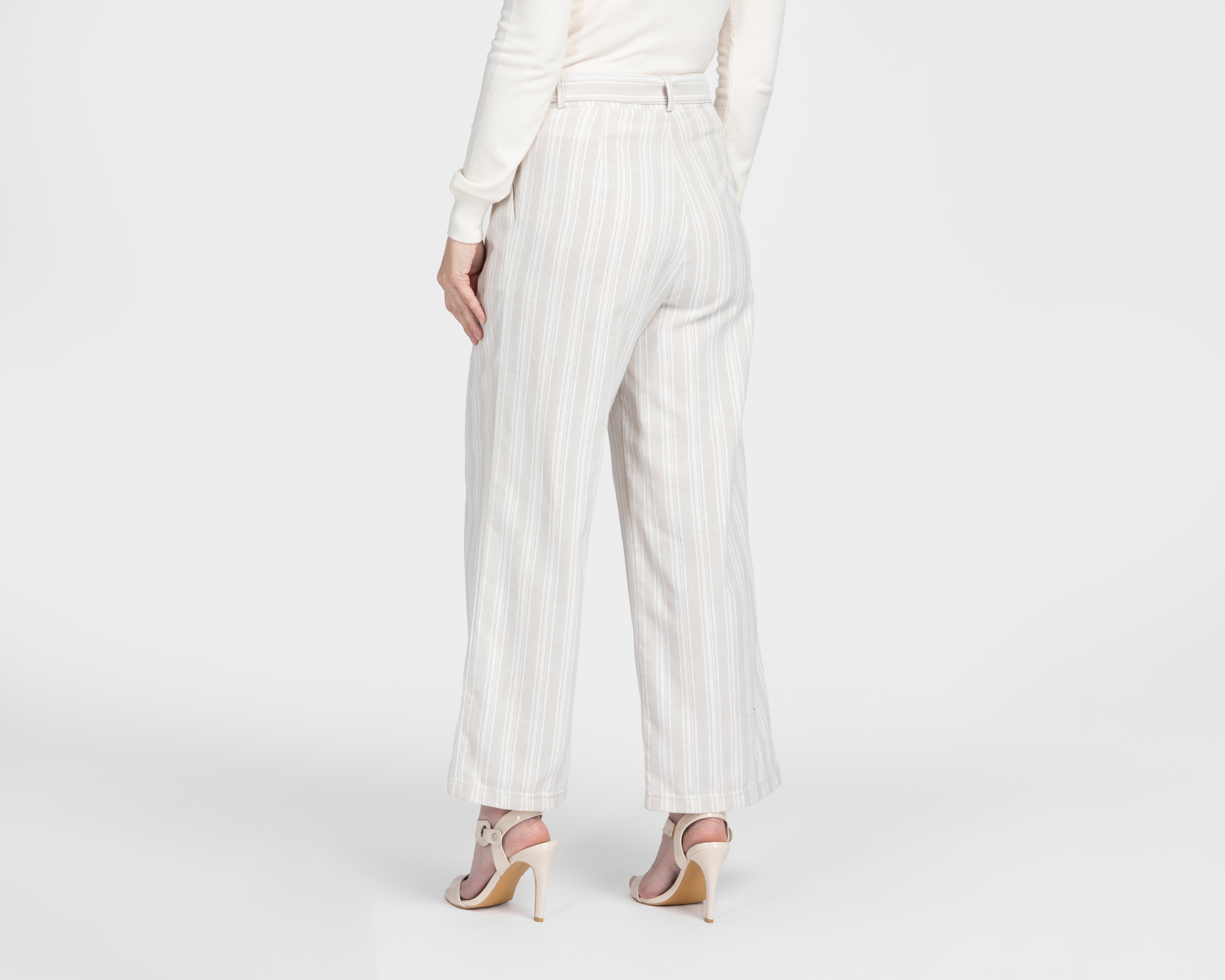 Foto 3 | Foto 3 | Pantalón Capri Sahara con Cinturón para Mujer