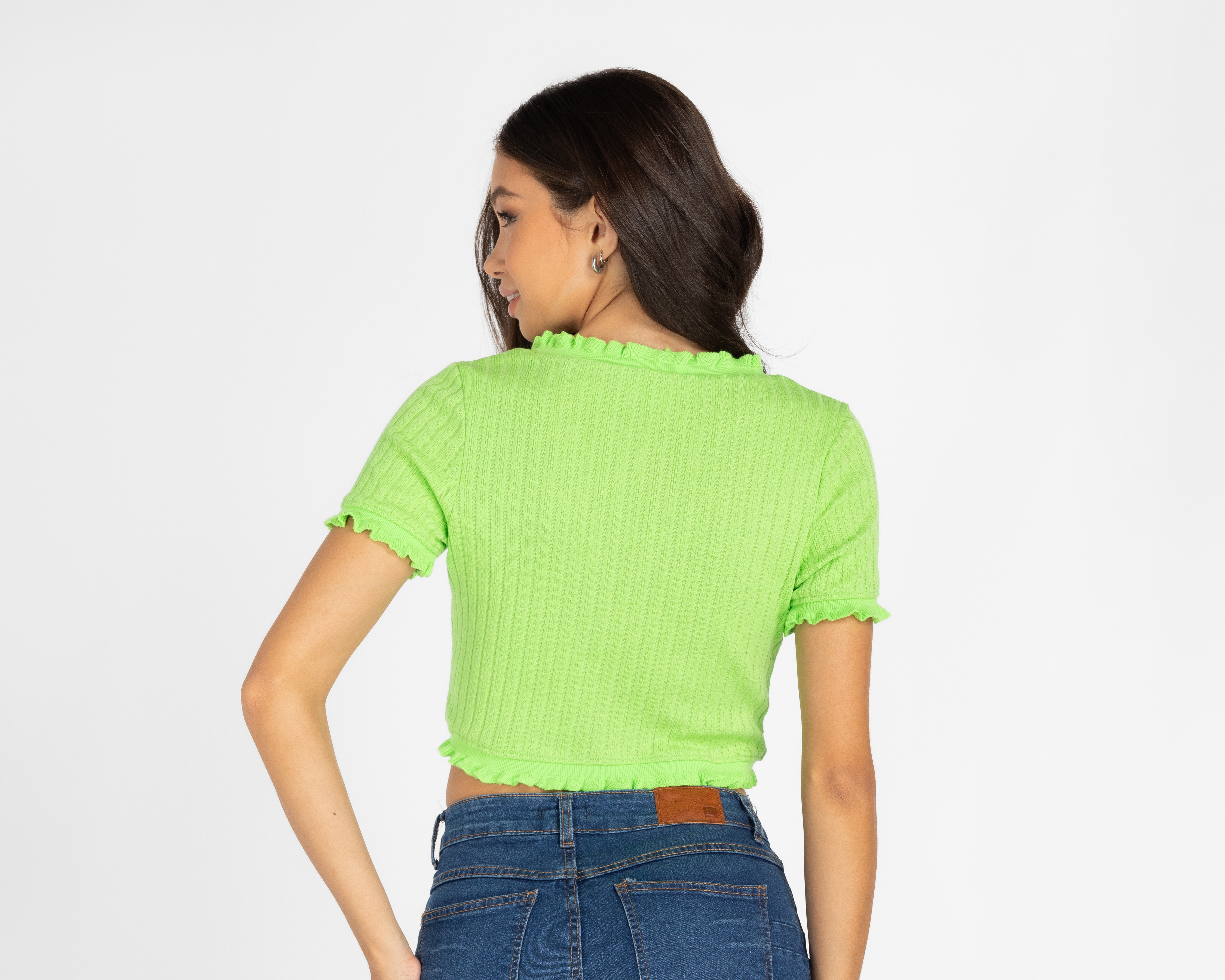 Foto 4 pulgar | Foto 3 | Blusa 18 Forever Manga Corta con Botones