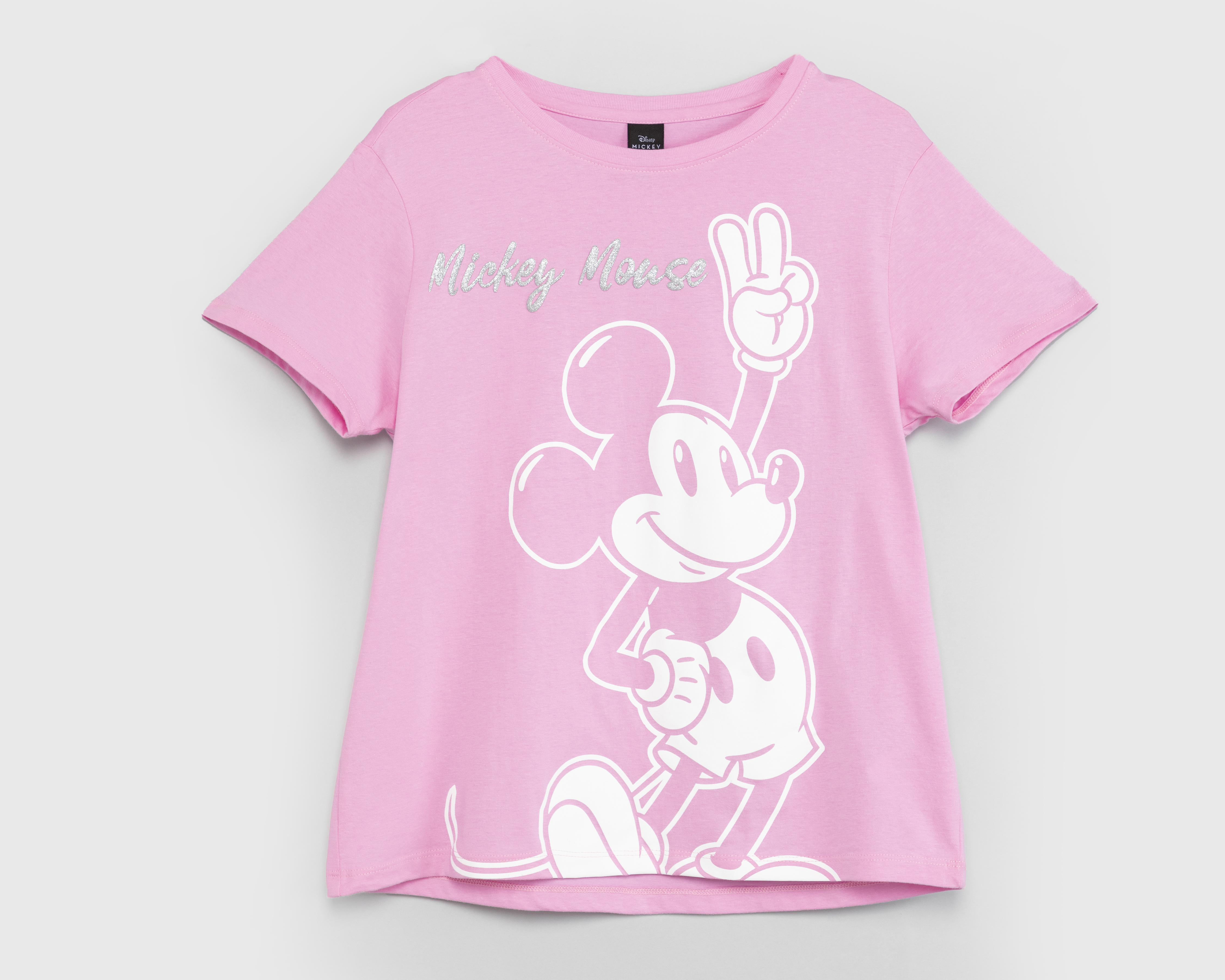Foto 2 pulgar | Foto 1 | Playera Disney Mickey Mouse Manga Corta para Mujer