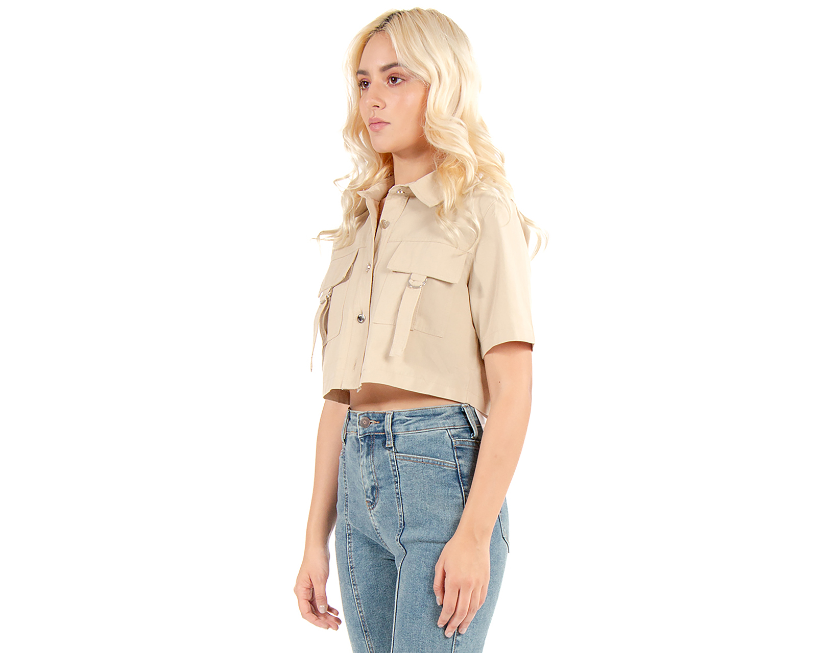 Foto 3 pulgar | Foto 2 | Blusa Manga Corte Forever 21 para Mujer