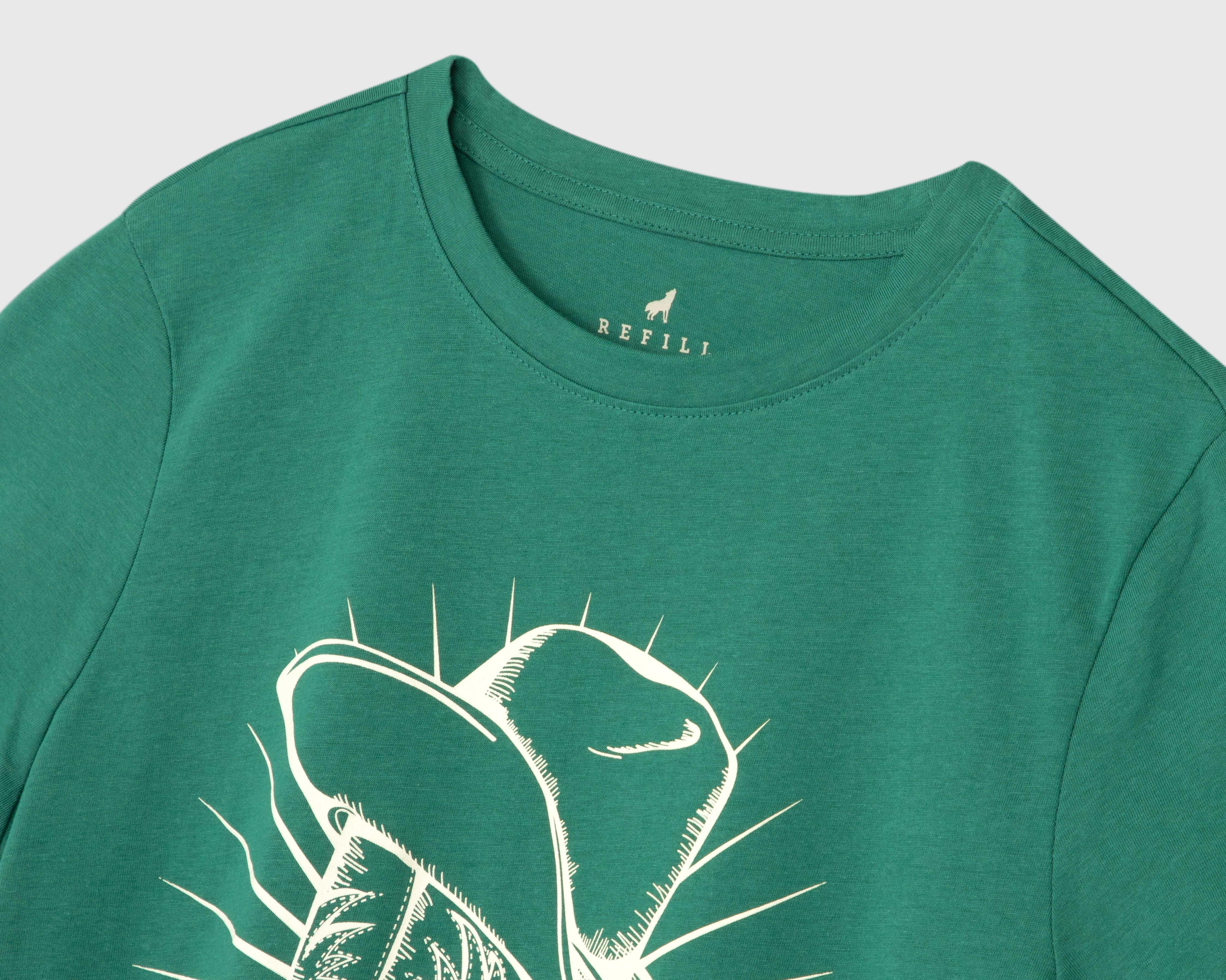 Foto 3 | Foto 3 | Playera Refill Verde para Mujer