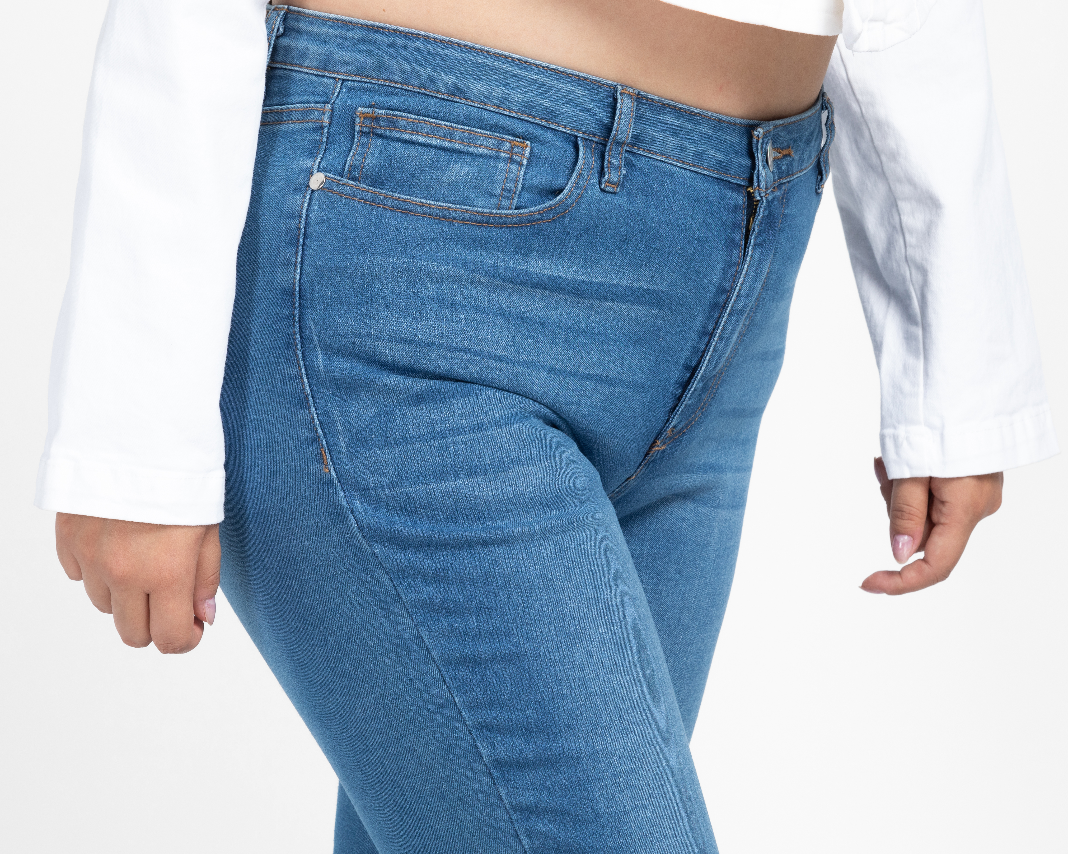 Foto 5 pulgar | Foto 4 | Jeans Skinny Lucky Star para Mujer