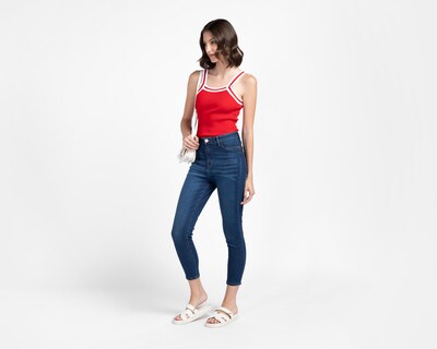 Foto 2 | Foto 2 | Jeans Skinny Lucky Star para Mujer