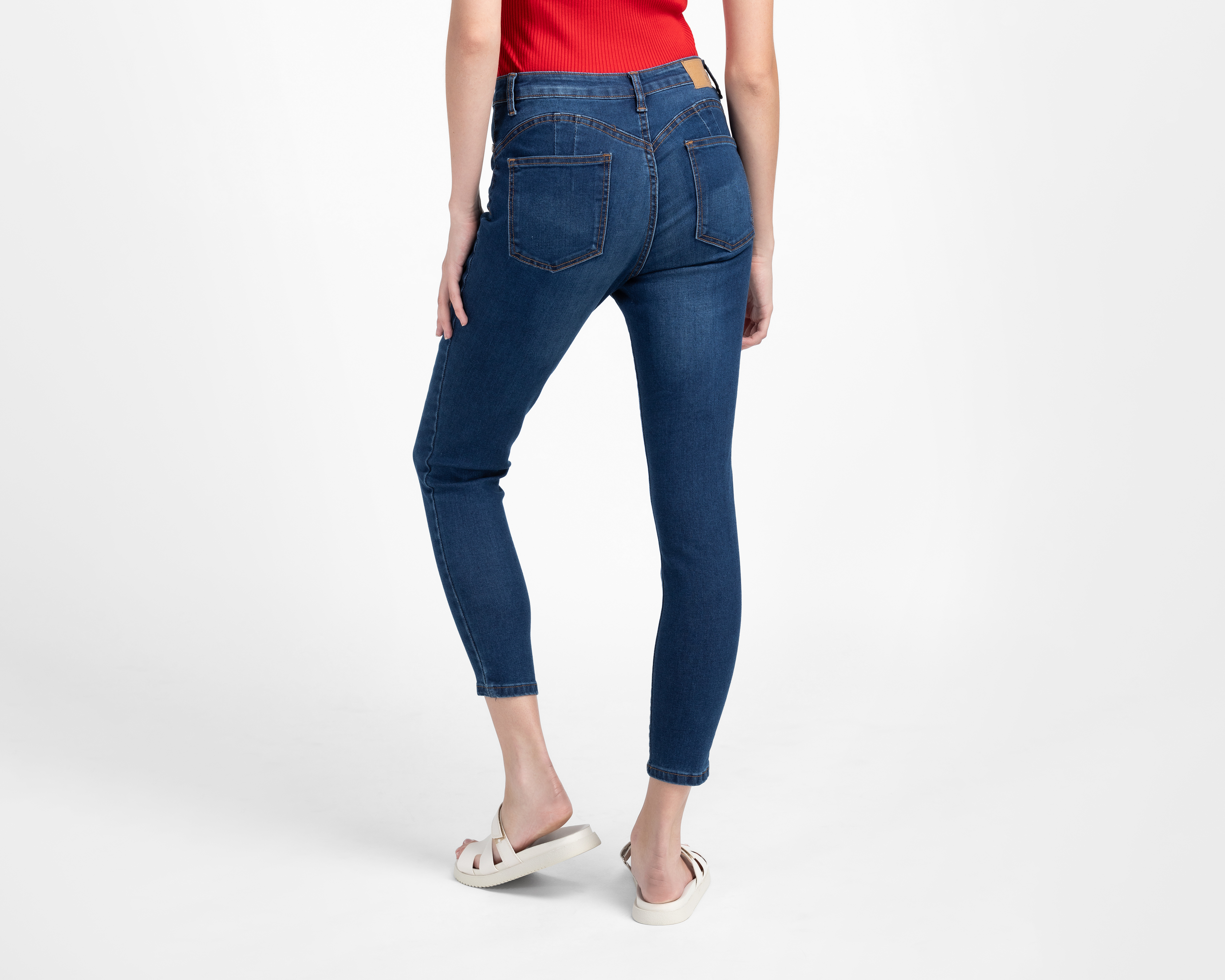 Foto 4 pulgar | Foto 3 | Jeans Skinny Lucky Star para Mujer