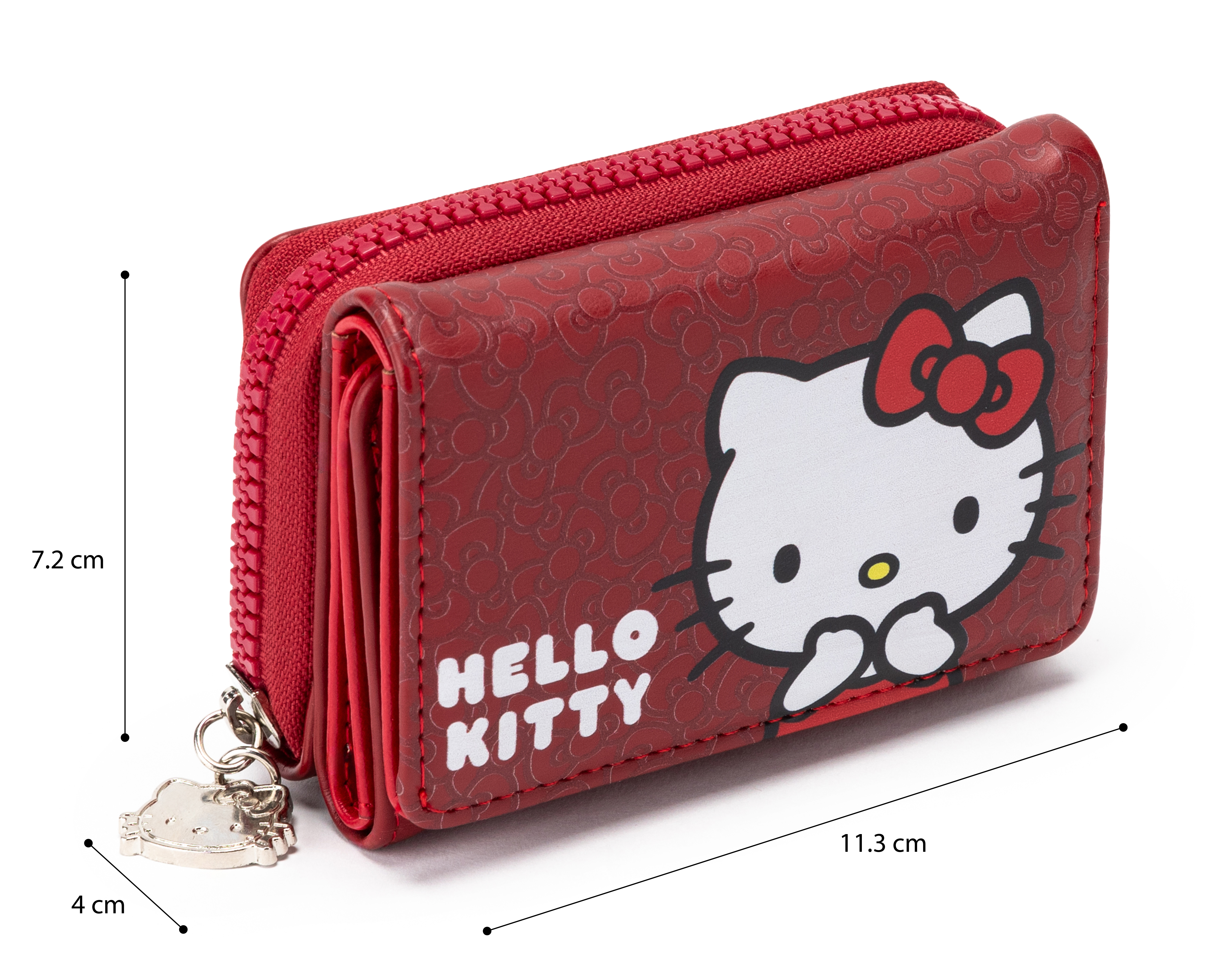 Foto 8 pulgar | Foto 7 | Monedero para Mujer Hello Kitty Rojo