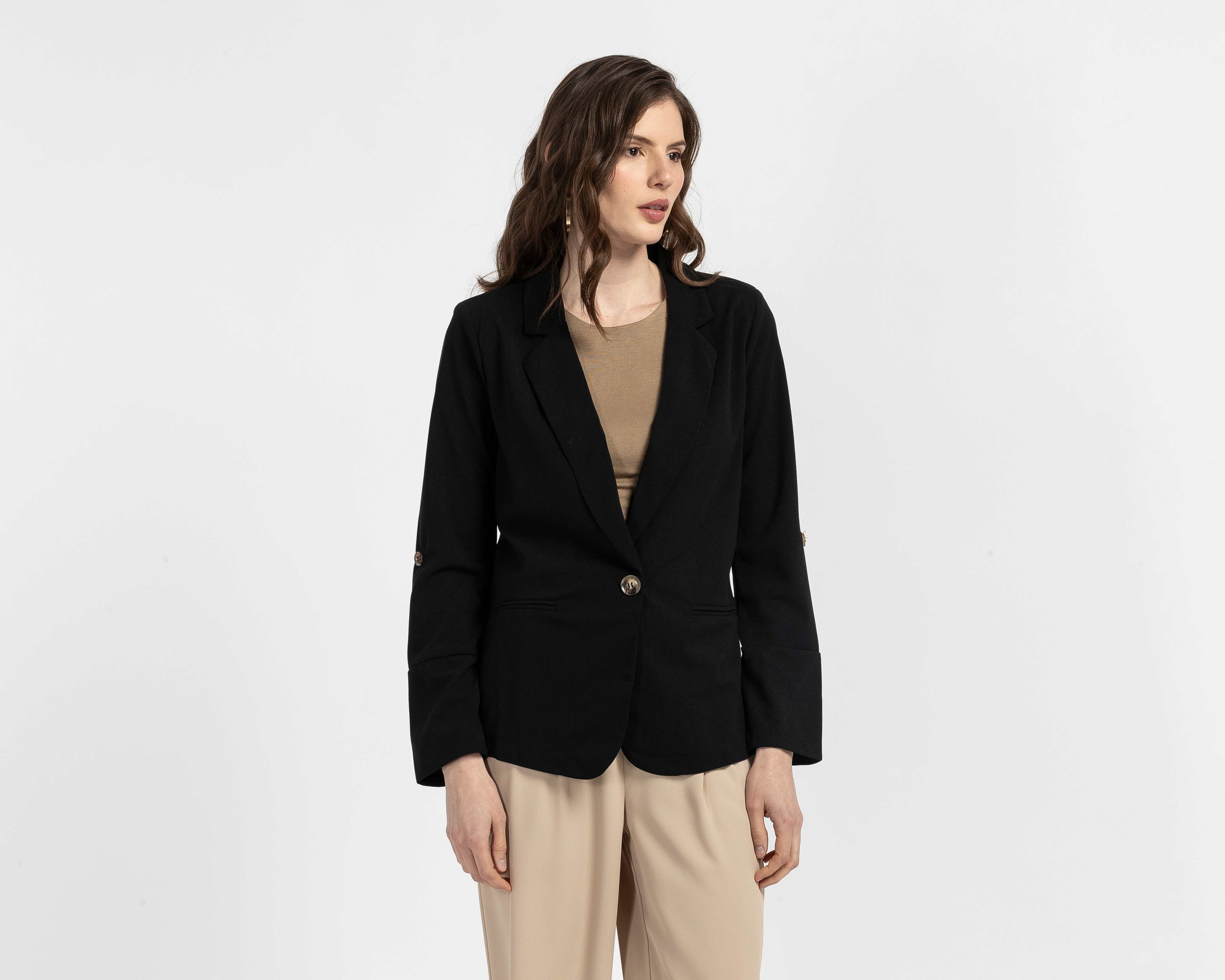 Foto 1 | Foto 1 | Blazer Negro Jennifer Lopez para Mujer