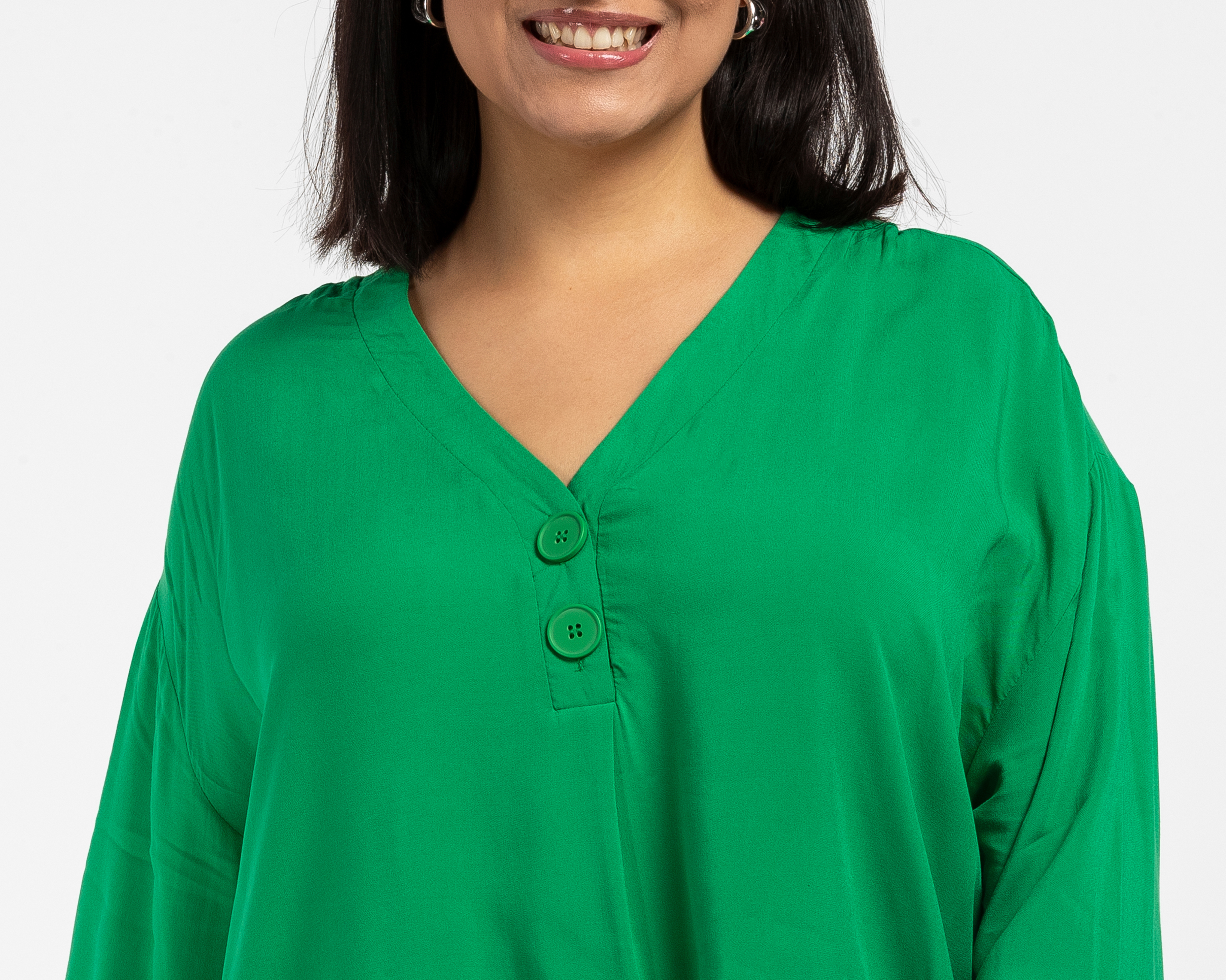 Foto 4 | Foto 4 | Blusa Lady Sun Manga 3/4 Verde