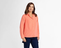 Blusa Sahara Coral Manga Larga