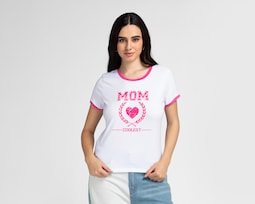 Playera Refill Blanca Estampada