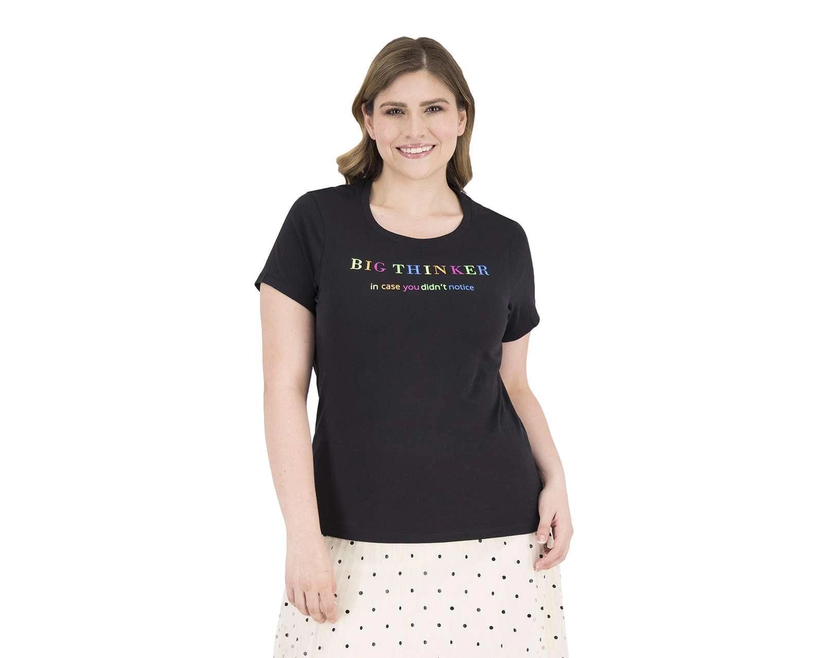 Foto 4 | Foto 4 | Playera Thinner Negra Manga Corta