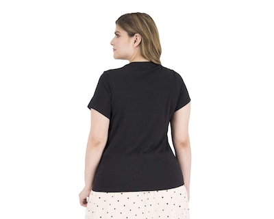 Foto 5 | Foto 5 | Playera Thinner Negra Manga Corta