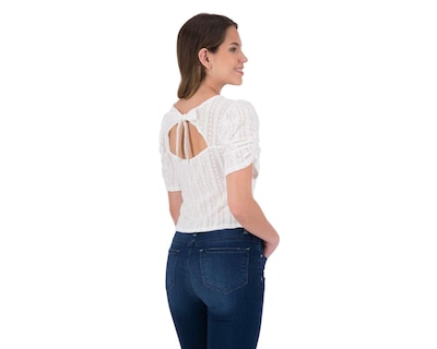 Foto 2 | Foto 2 | Blusa 18 Forever Blanca Manga Corta