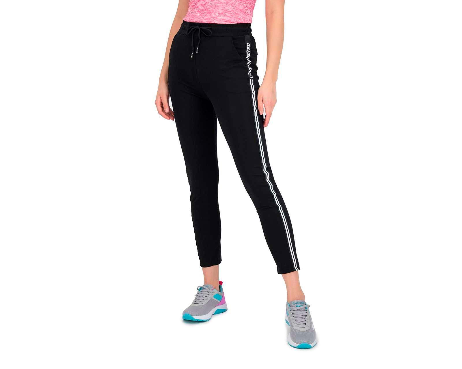 Pantalón Thinner Deportivo Negro