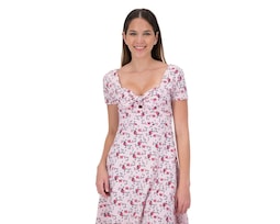 Vestido Up & Down Casual con Estampado Floral