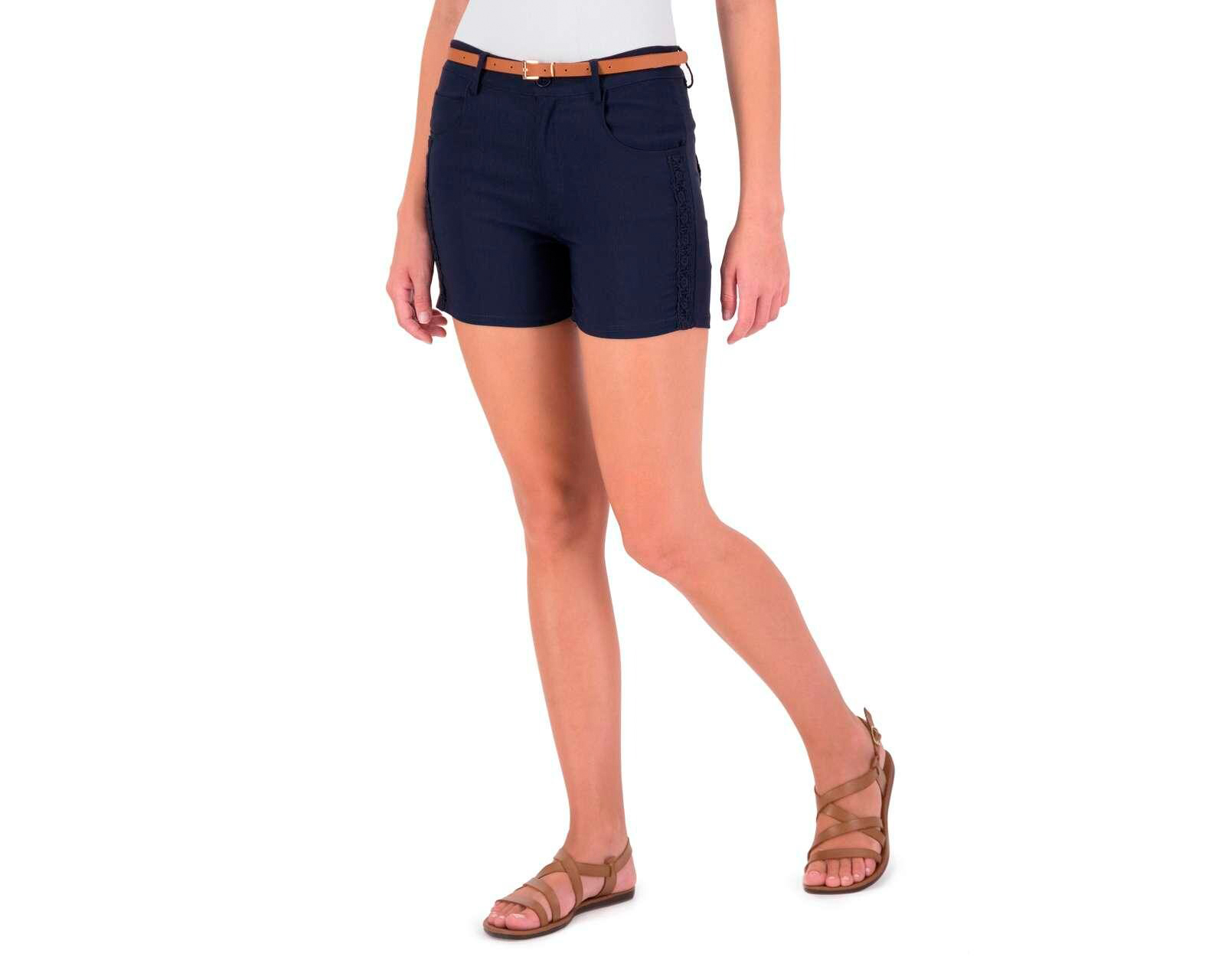 Short color Azul marca 18 Forever para Mujer